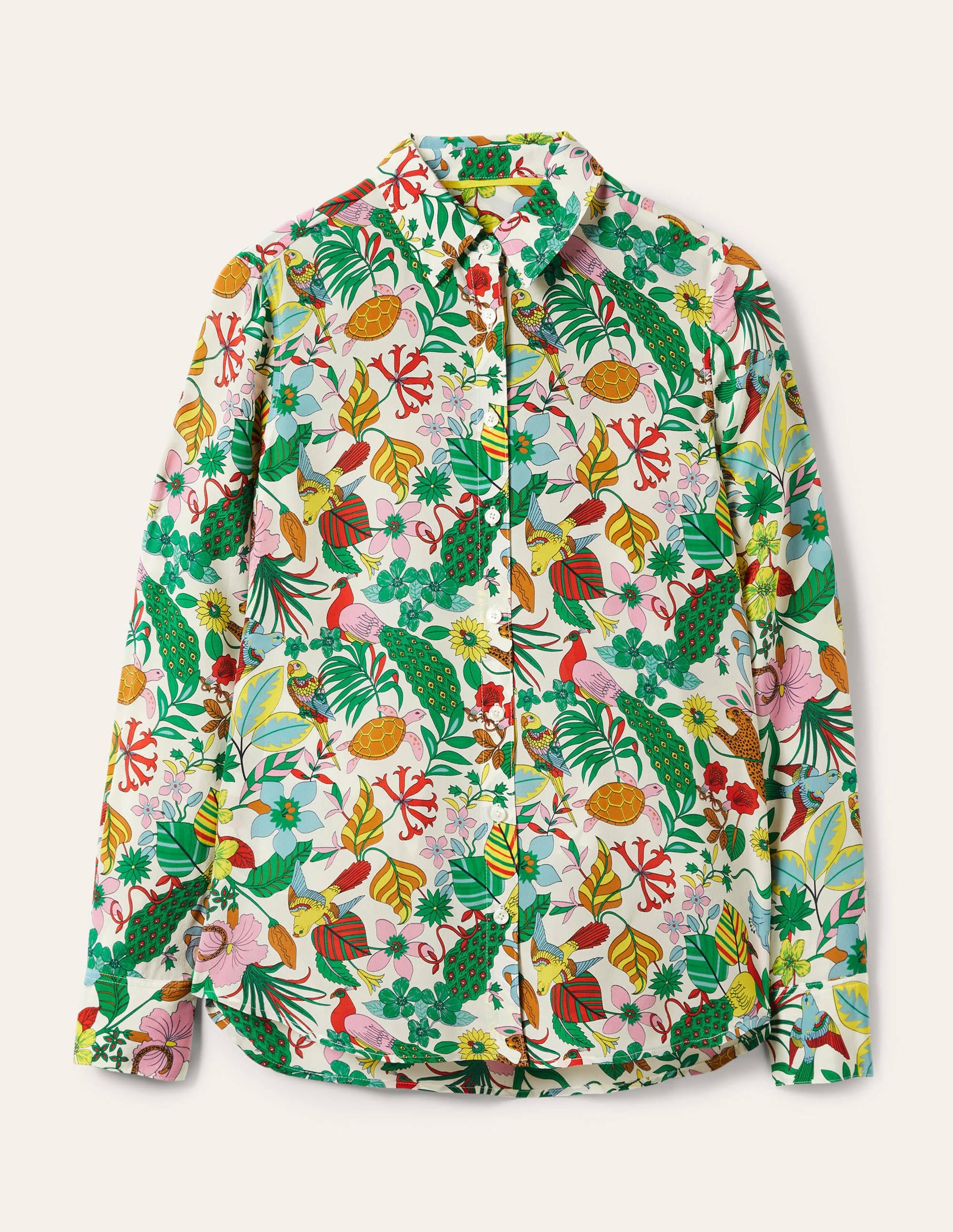Silk Shirt-Multi, Exotic Paradise - Image 5