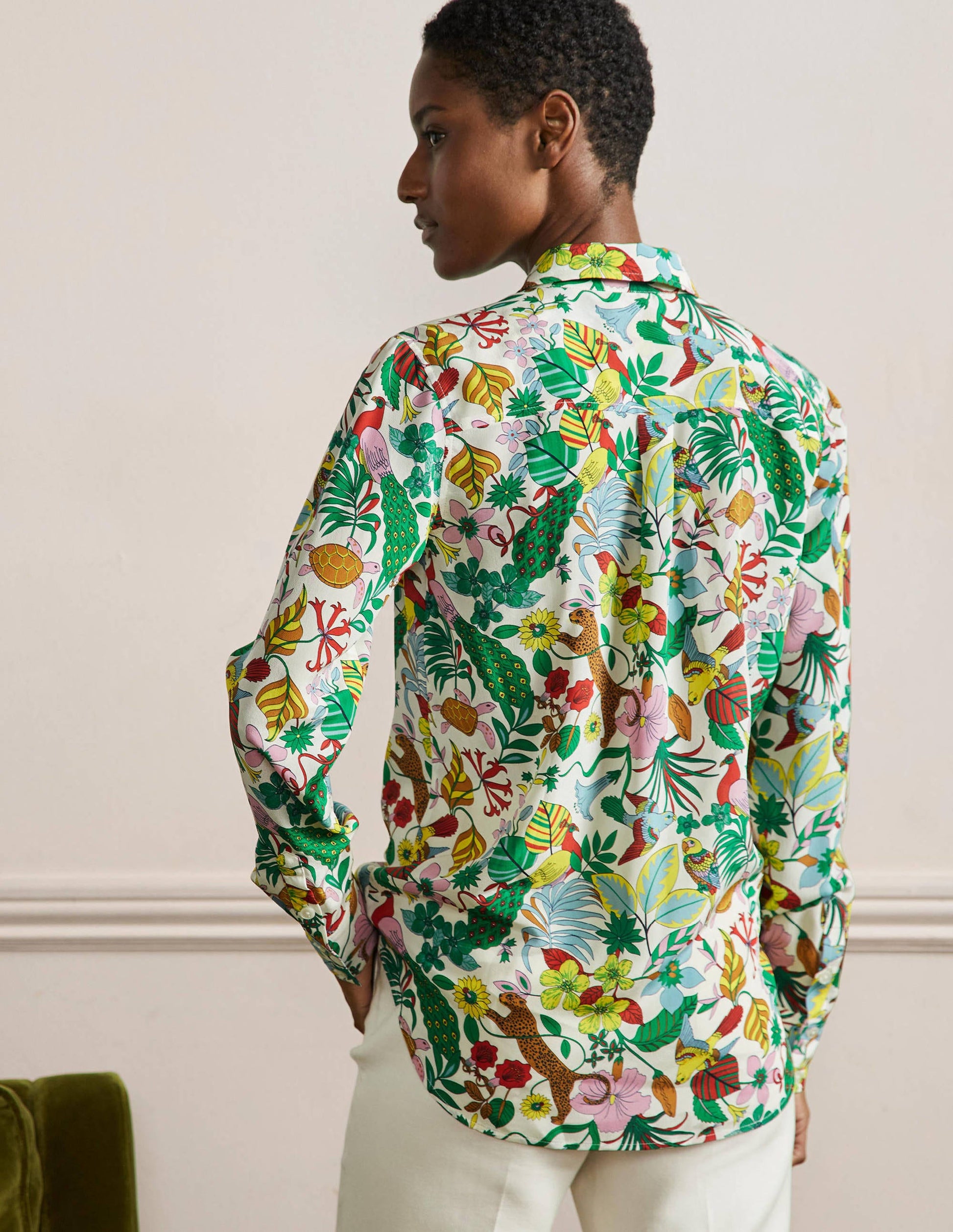 Silk Shirt-Multi, Exotic Paradise-3