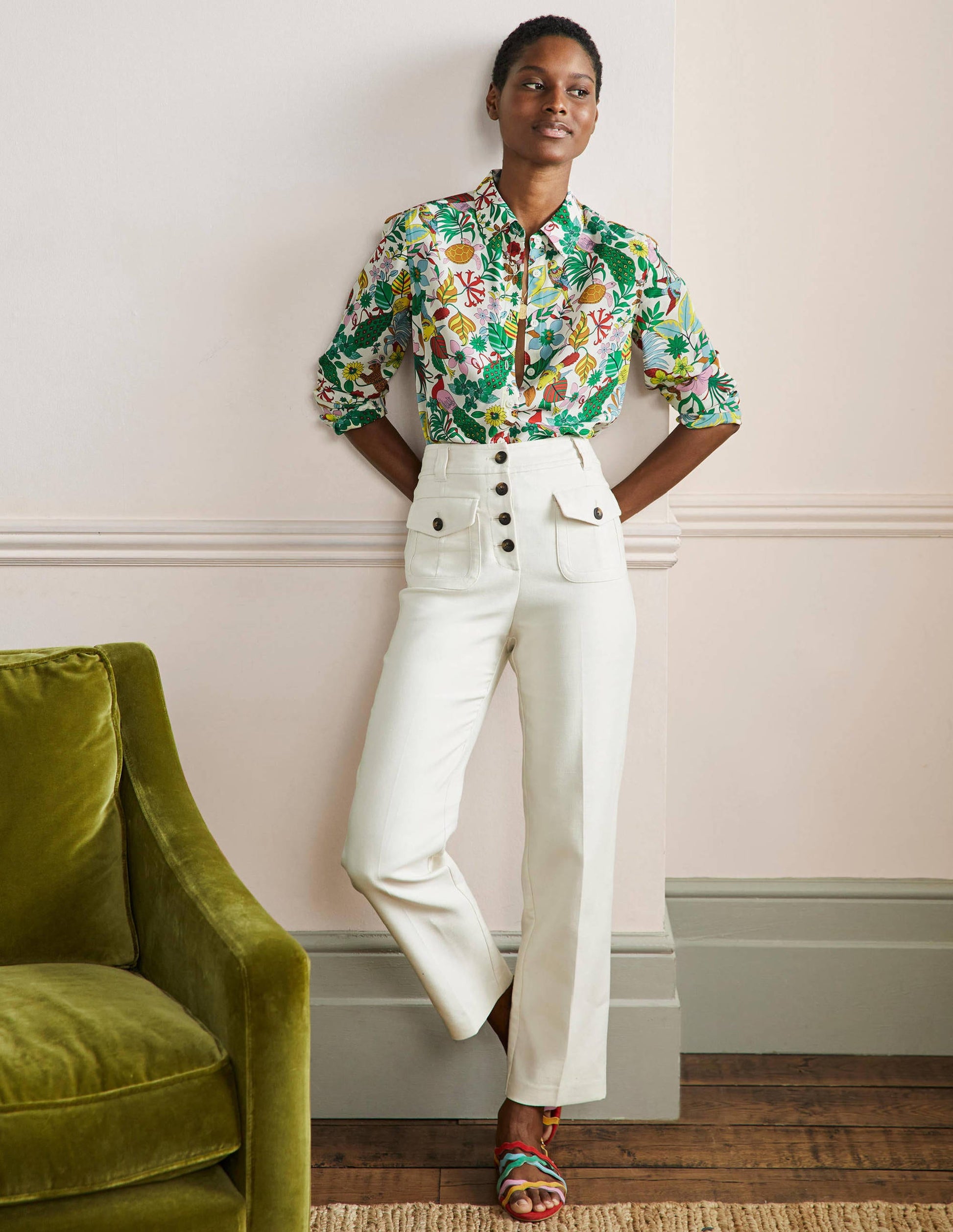 Silk Shirt-Multi, Exotic Paradise-4