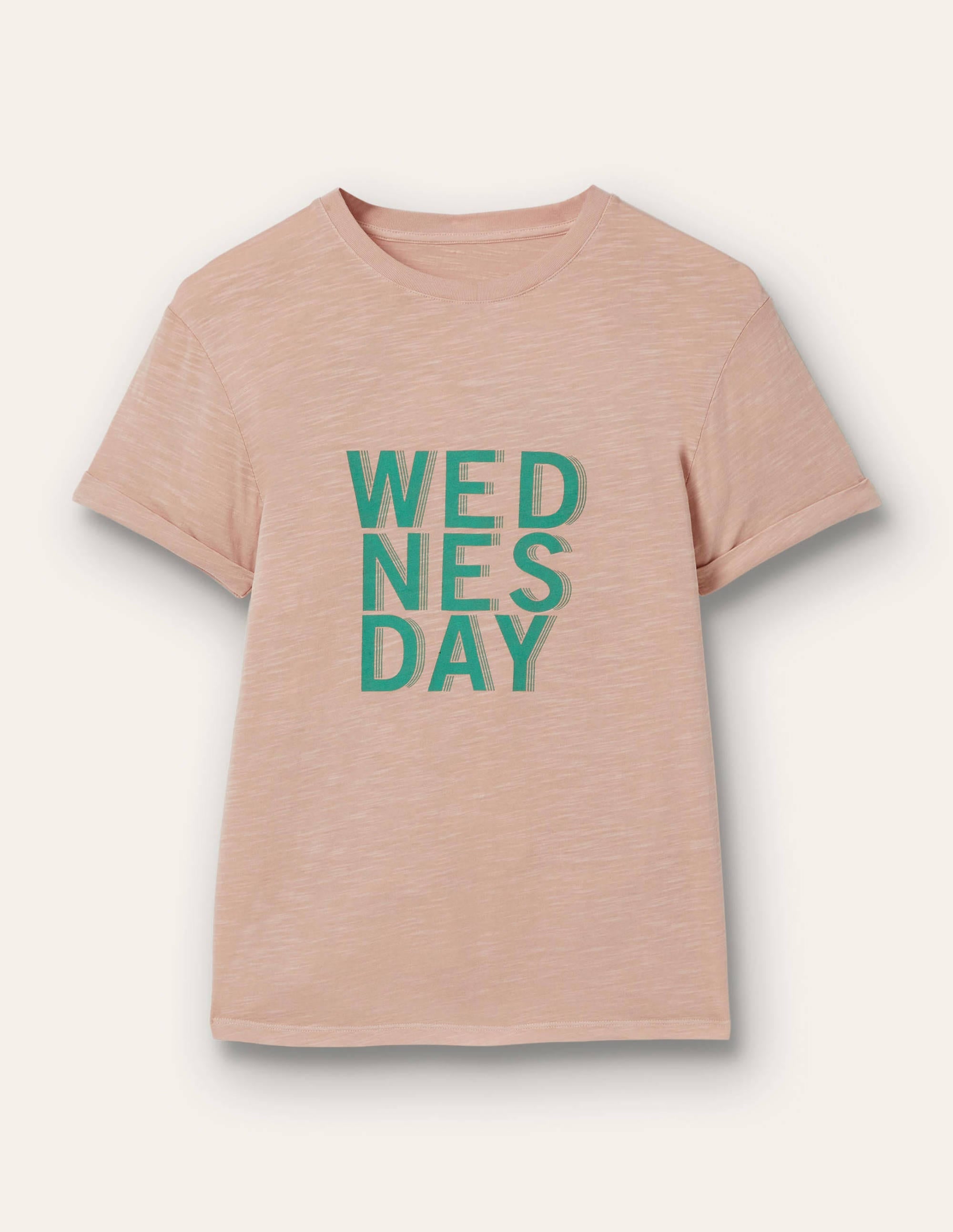 T-shirt avec revers aux manches-Milkshake, mercredi - Image 5