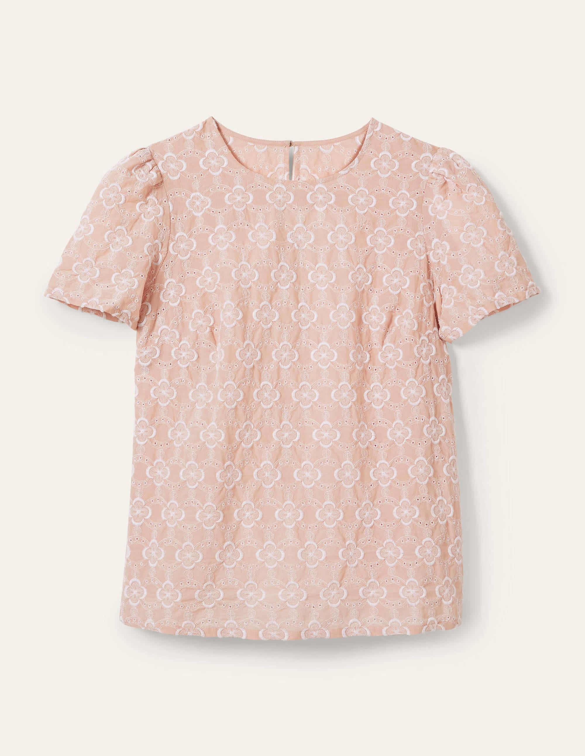 Top en broderie anglaise à manches bouffantes-Milk-shake - Image 5
