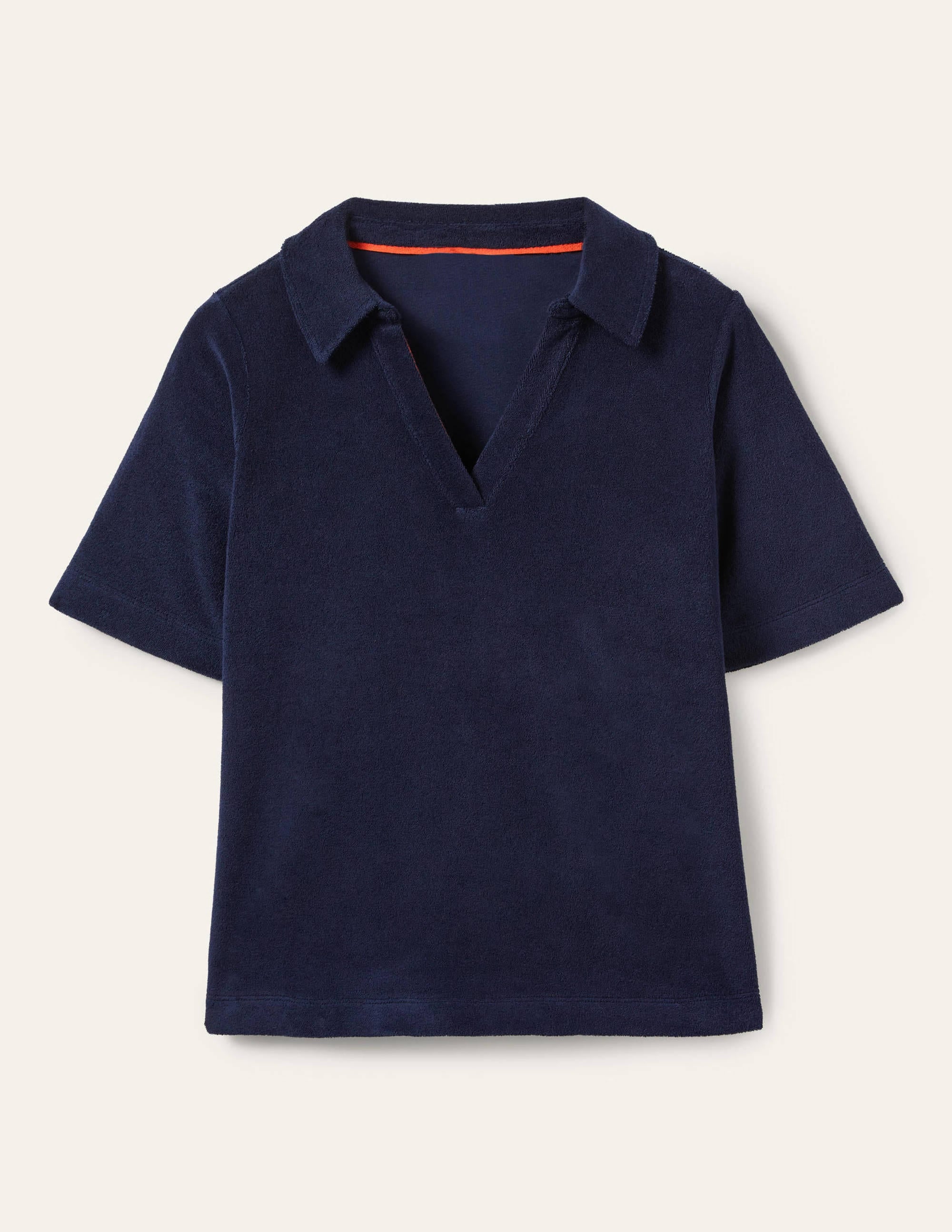Polo Erica en éponge-Bleu marine - Image 5
