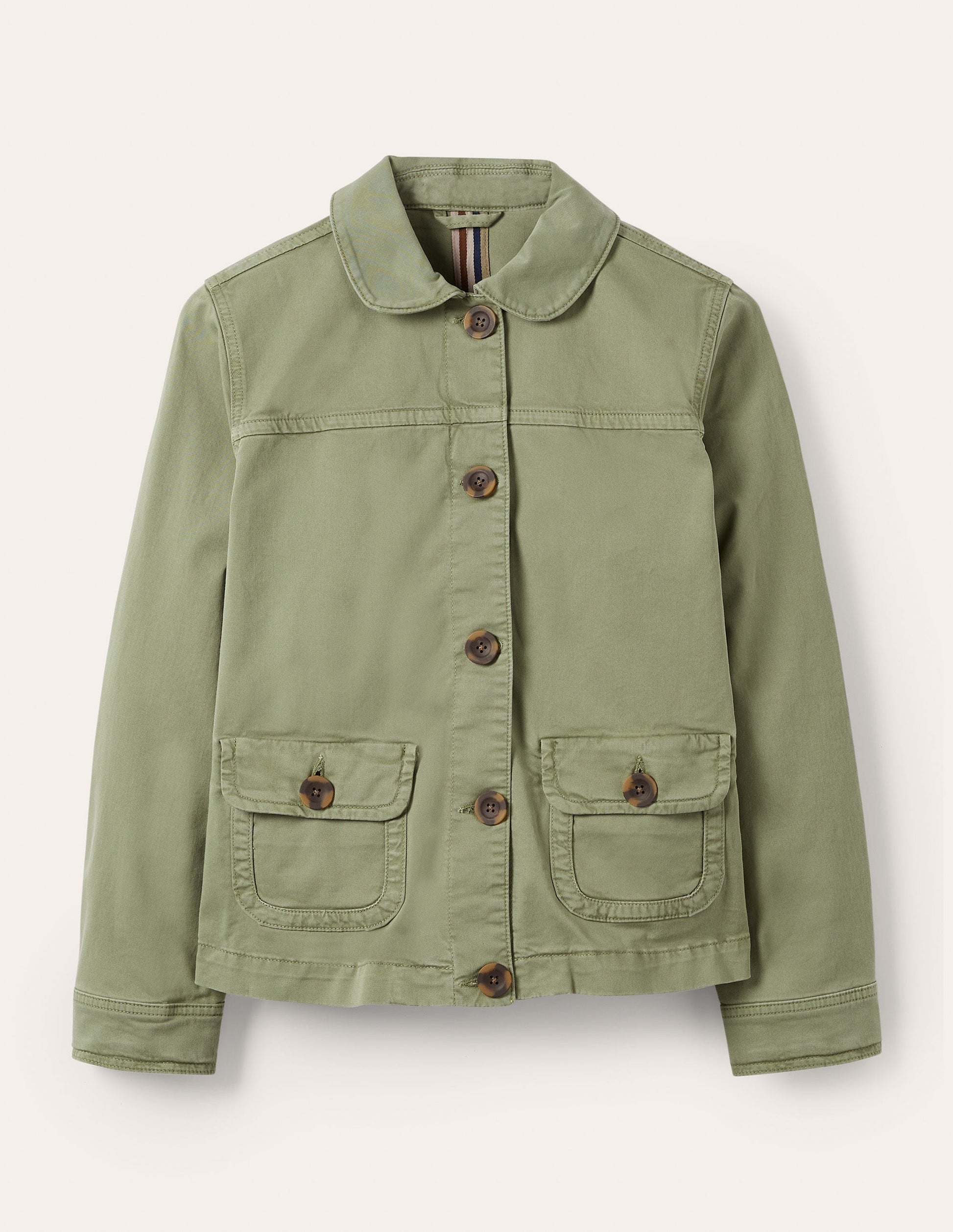 Patch Pocket Chore Jacket-Rainforest Green-5