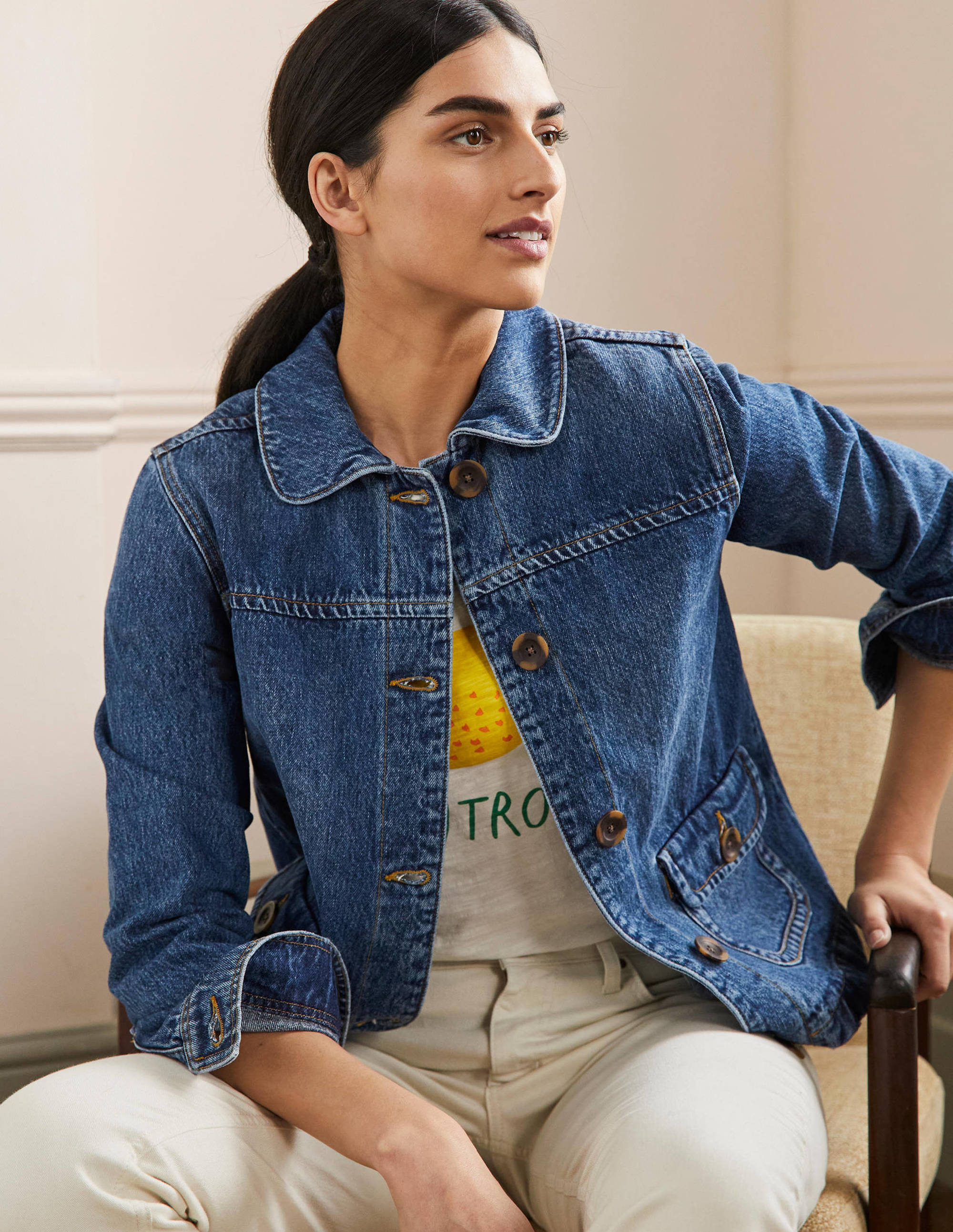 Veste utilitaire avec poches plaquées-Vintage moyen - Image 4