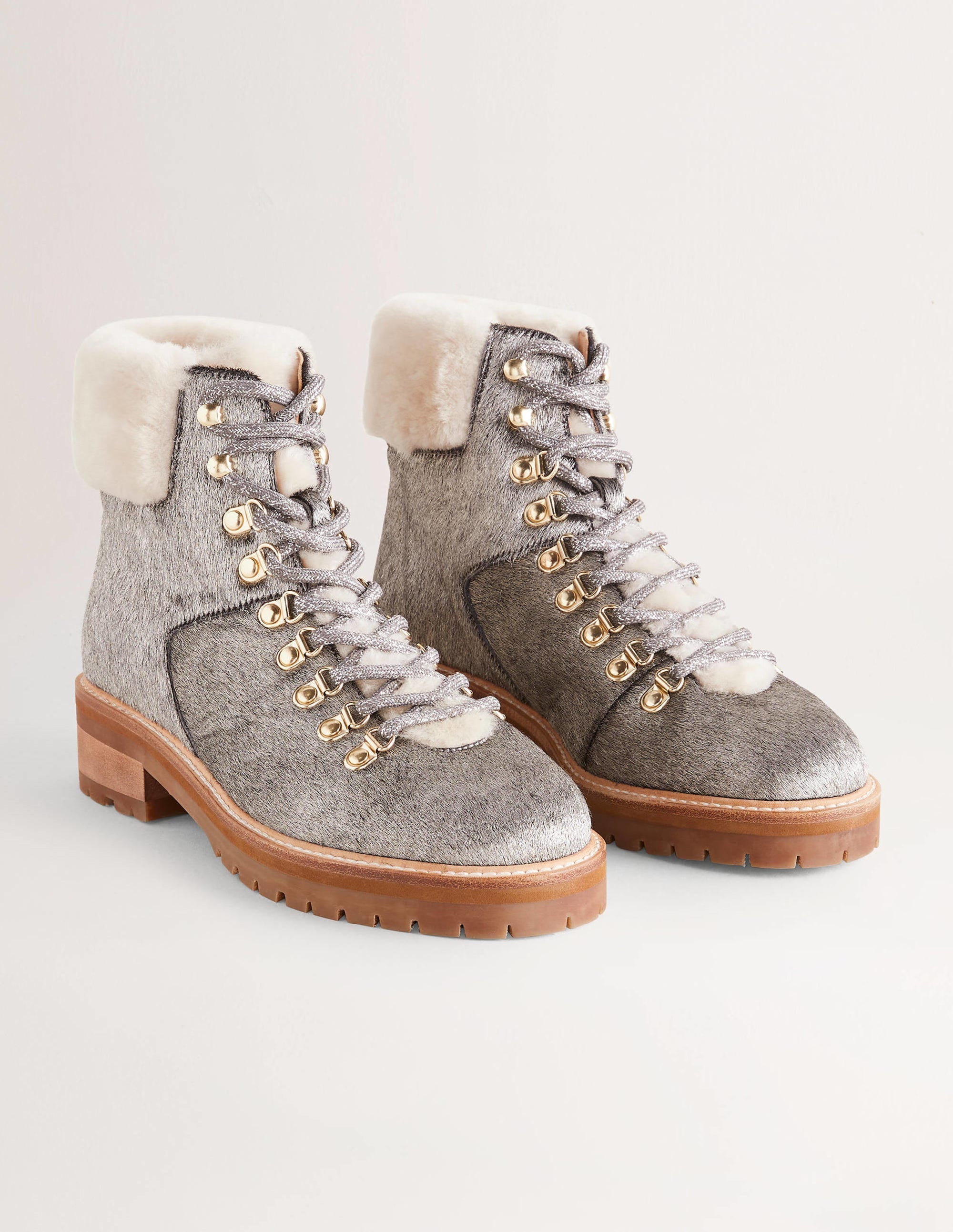 Wanderstiefel zum Schnüren-Silber - Image 2