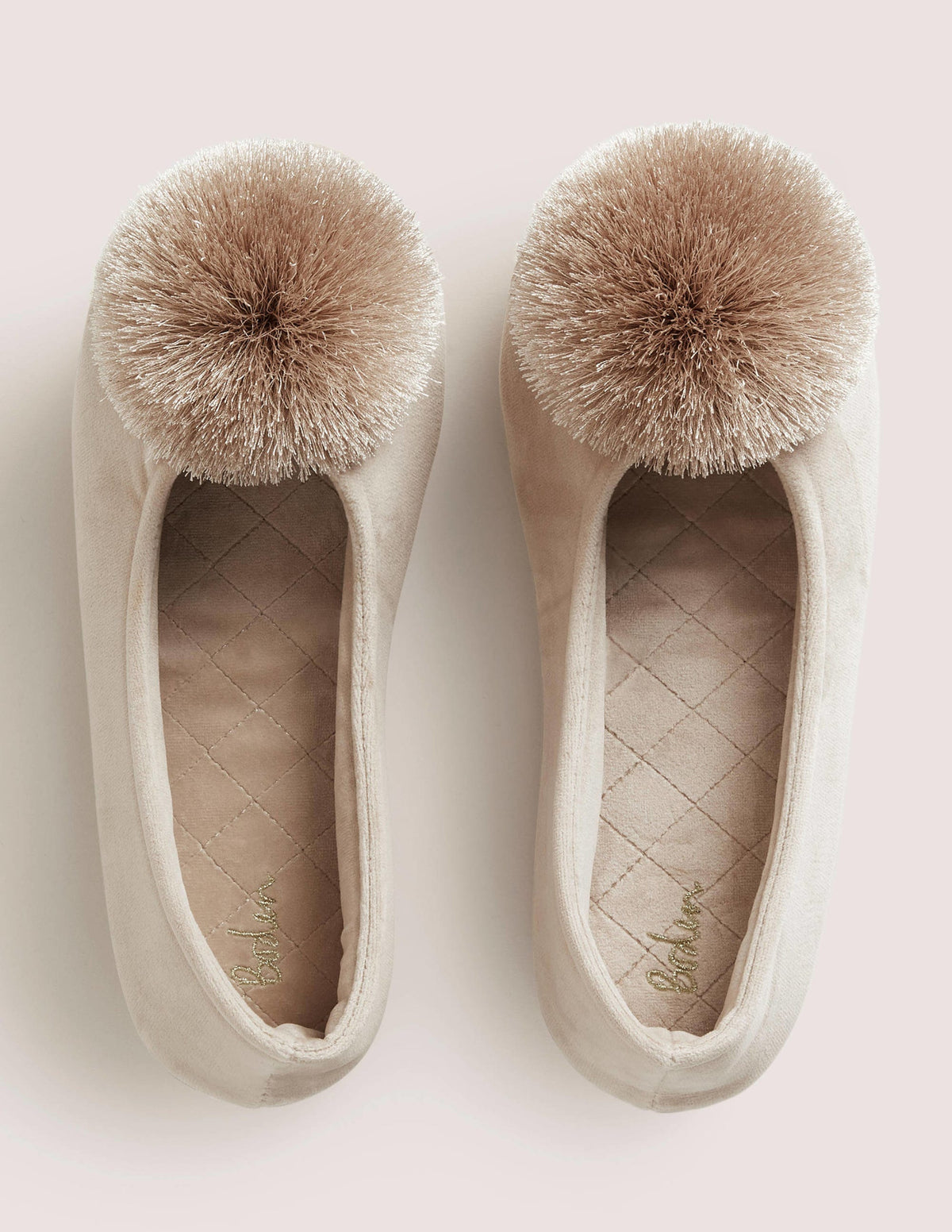 Pompom Slipper-Simply Taupe - Image 4