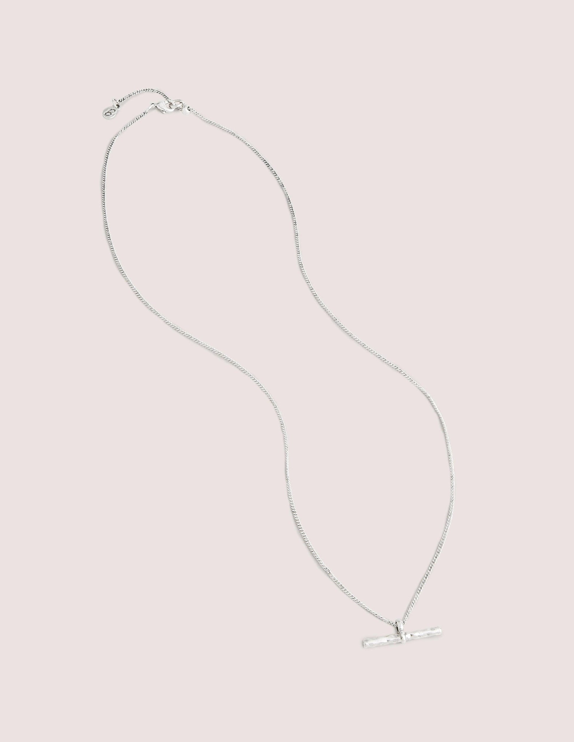 Halskette mit T-Steg-Silber-1