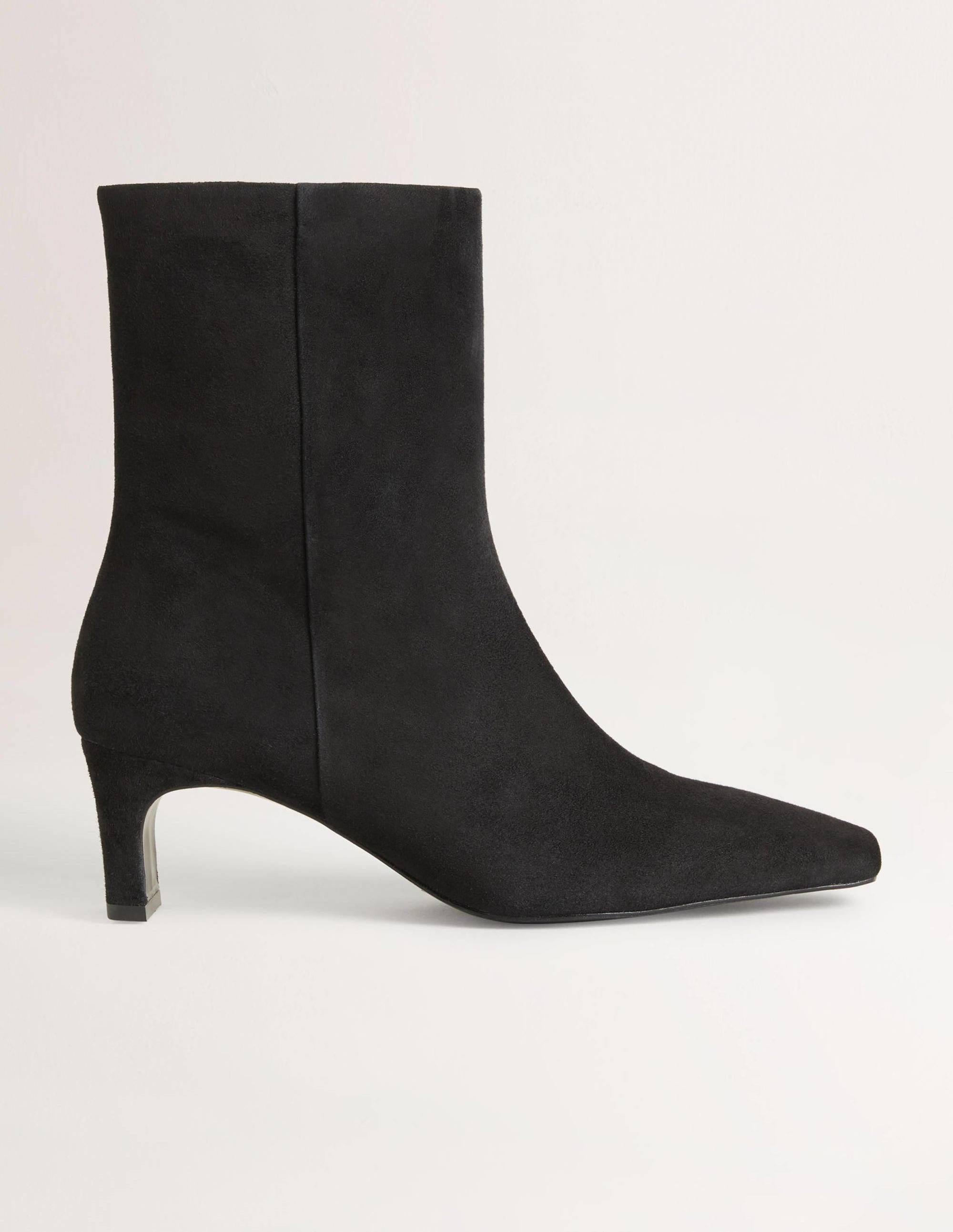 Gerade Stiefeletten-Schwarz - Image 1