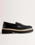 Loafer mit breiter Sohle-Schwarz