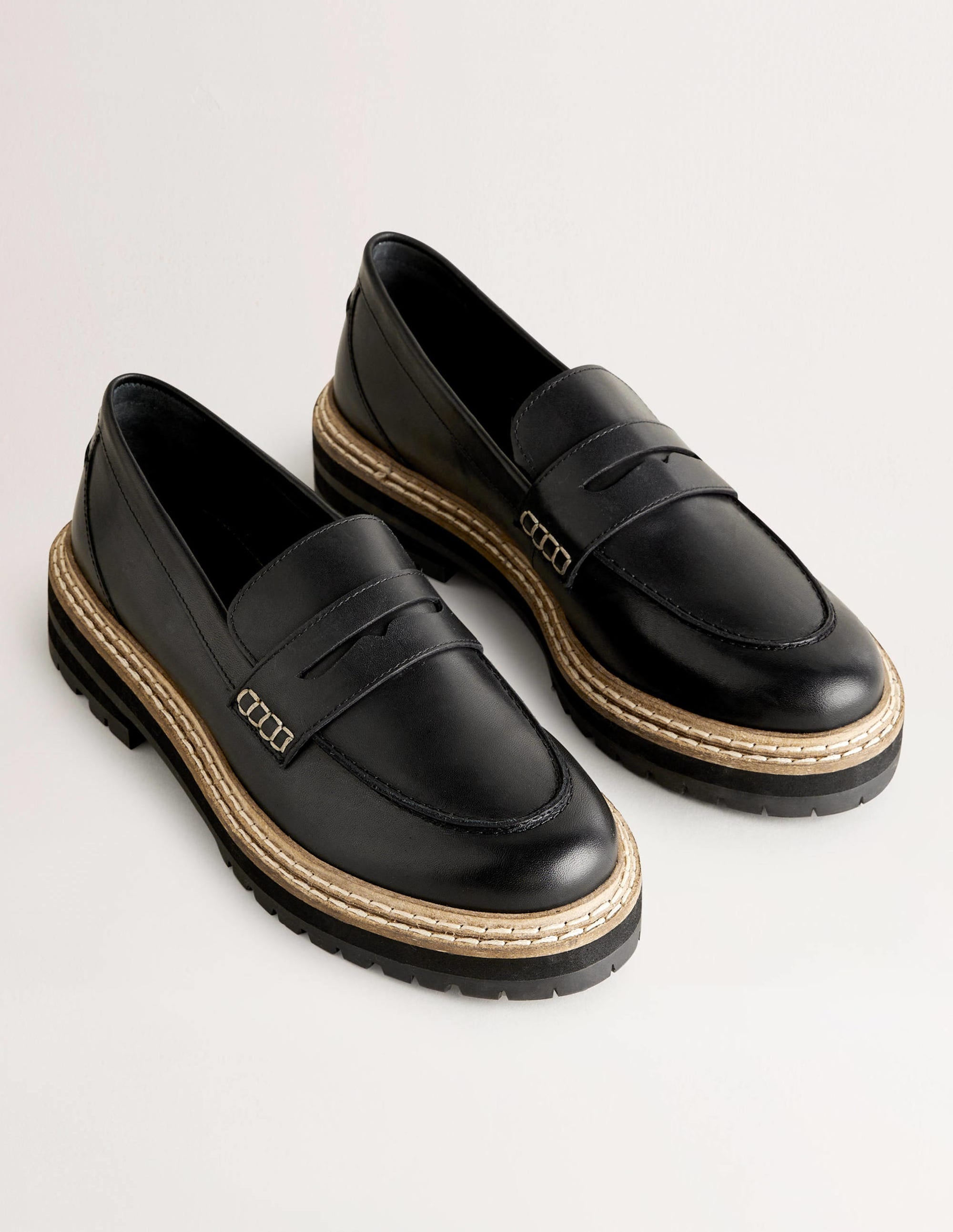 Loafer mit breiter Sohle-Schwarz - Image 2