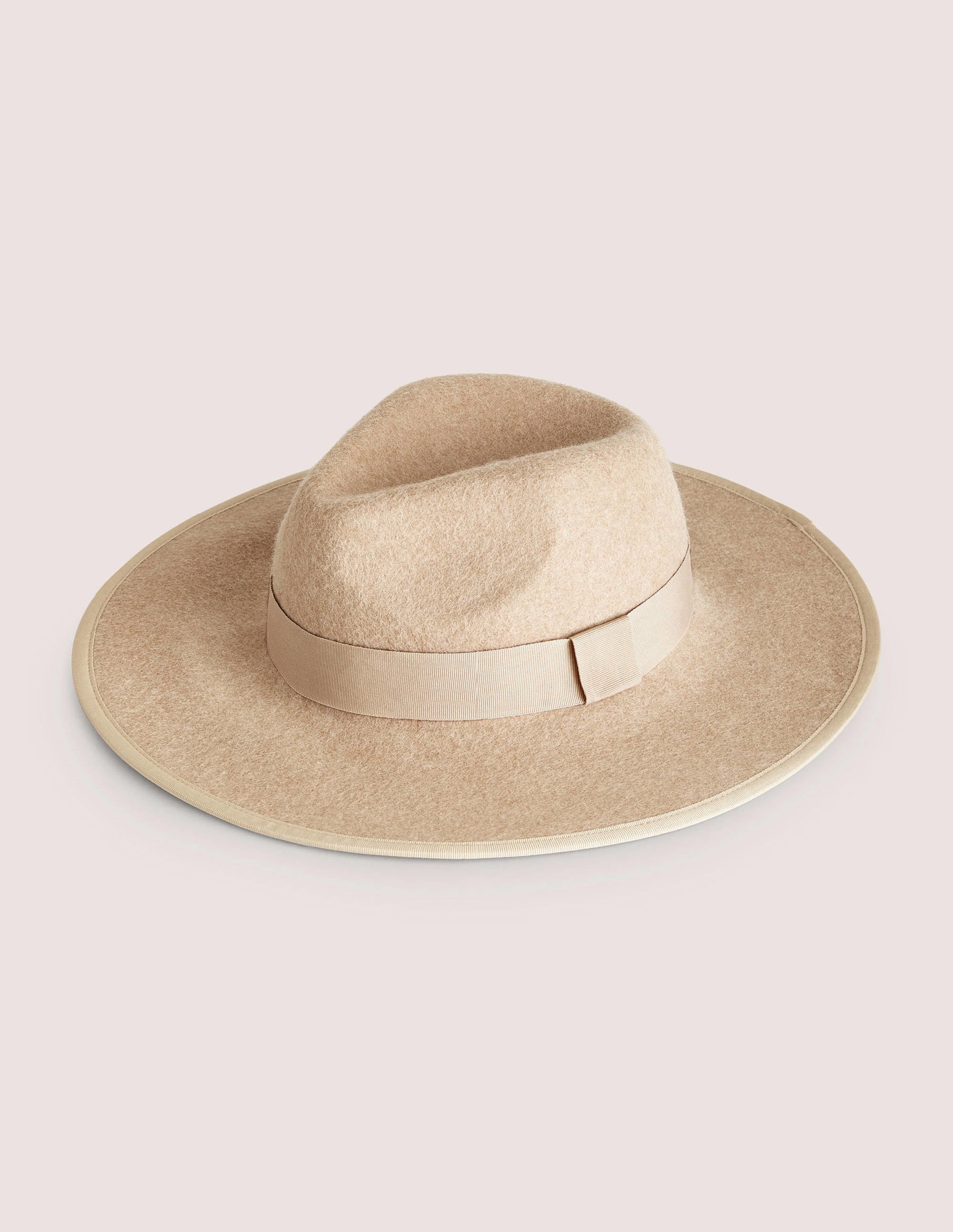 Fedora en feutre-Camel - Image 1