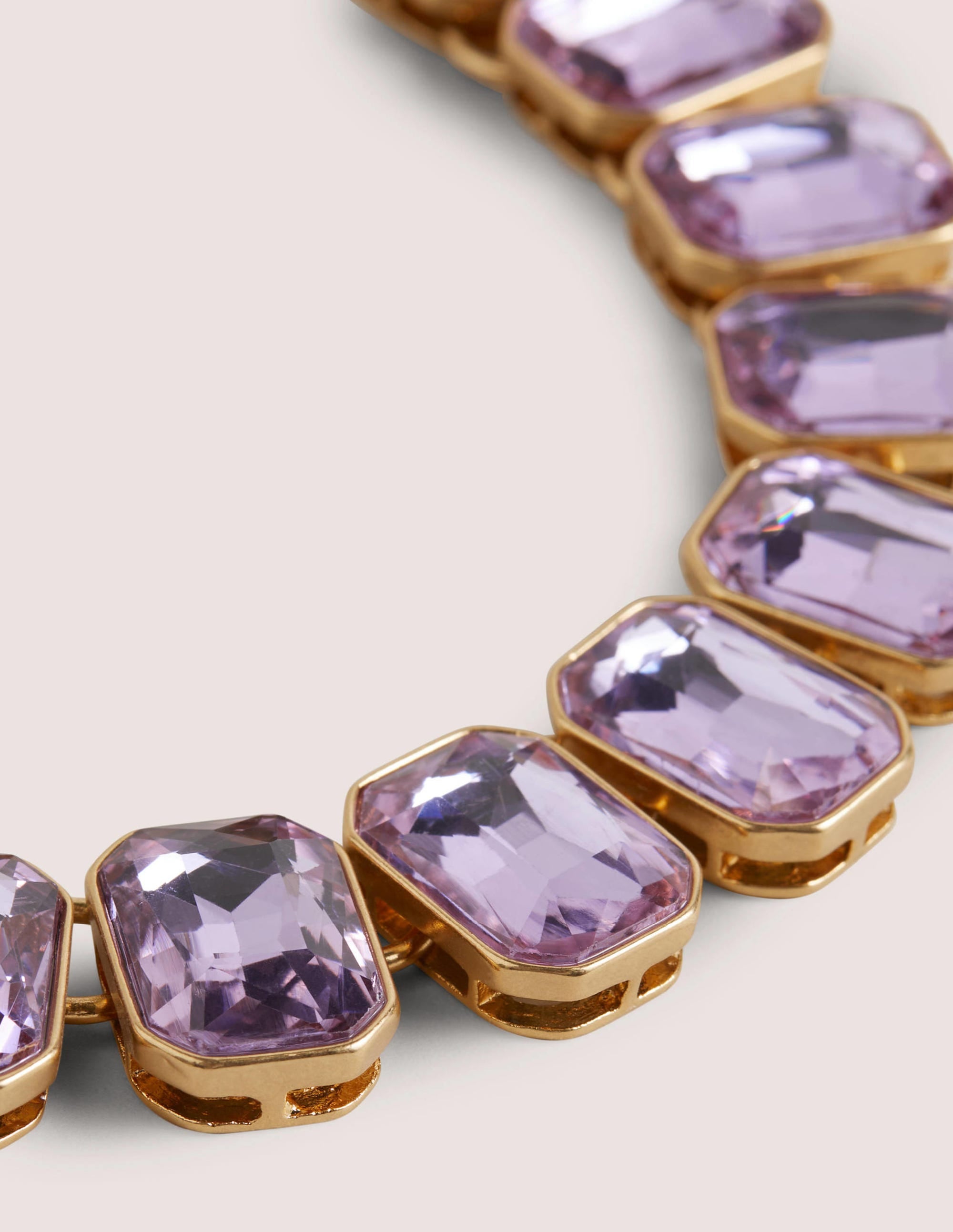 Collier épais ornementé-Violet - Image 2