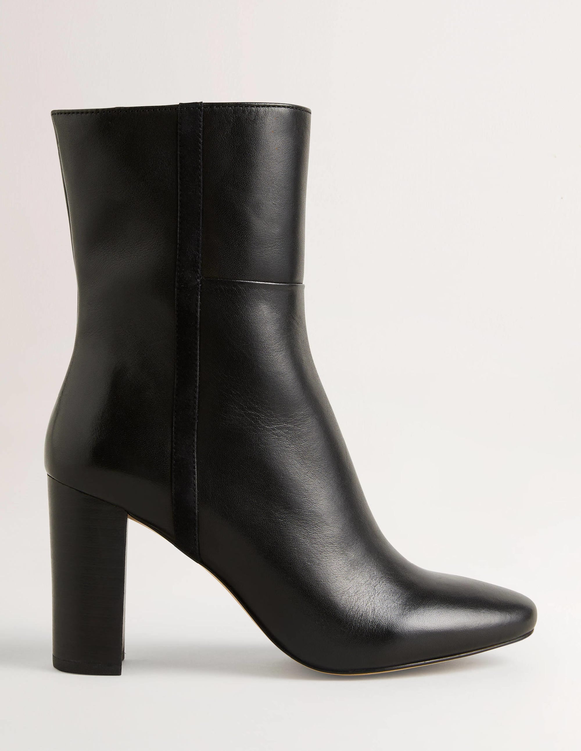 Leder-Stiefeletten-Schwarz - Image 1