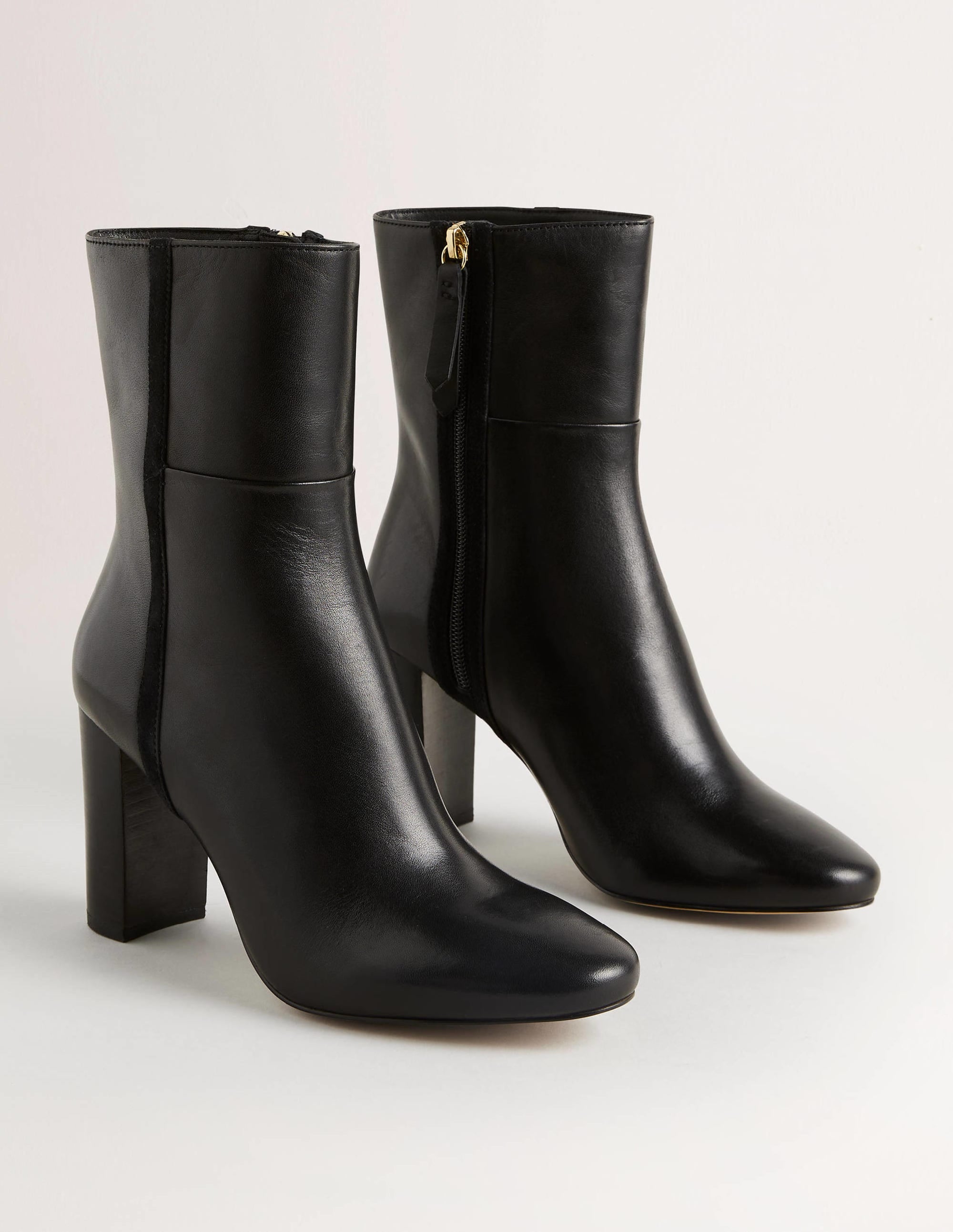 Leder-Stiefeletten-Schwarz - Image 2