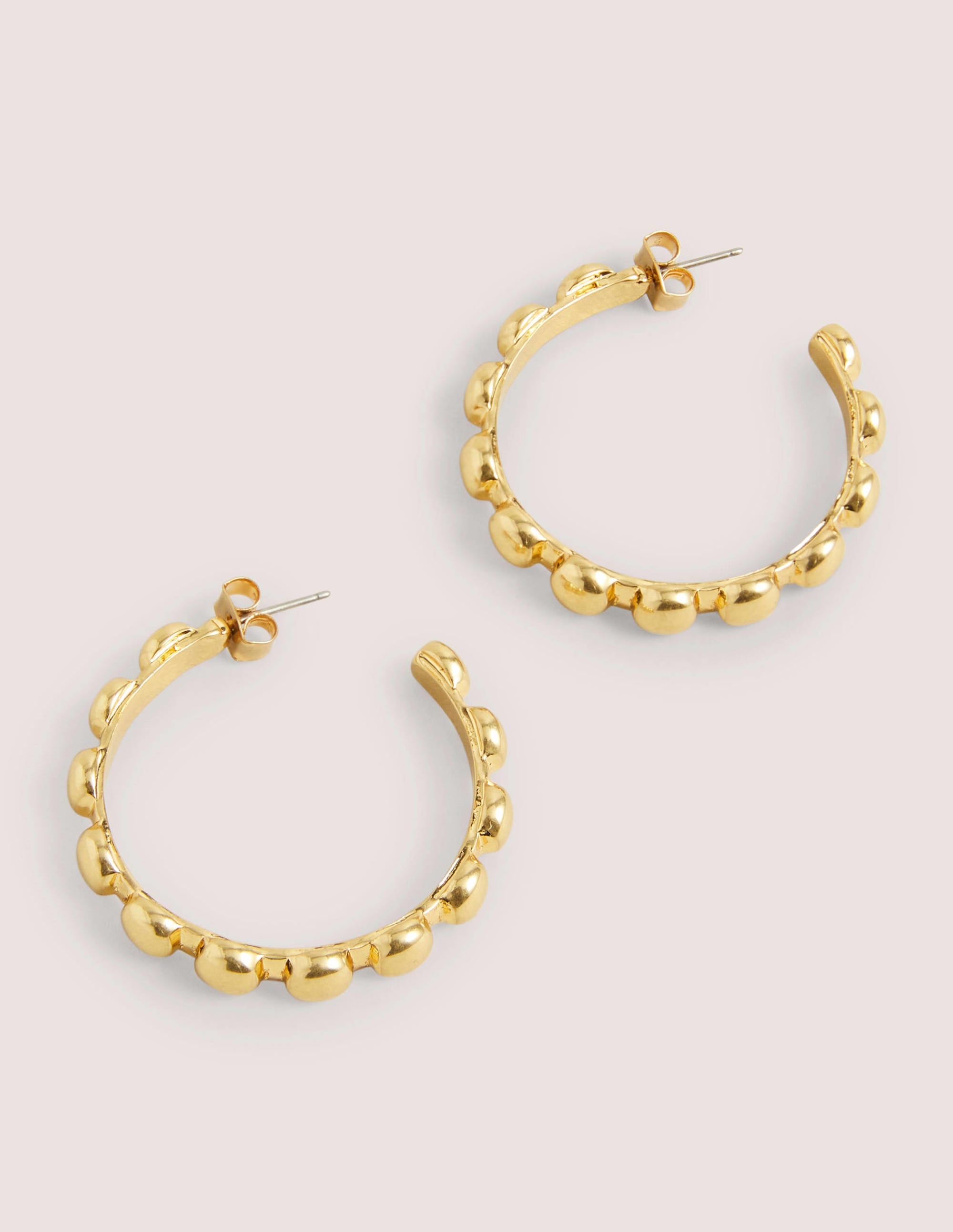 Creolen mit gewölbten Scheiben-Gold - Image 1