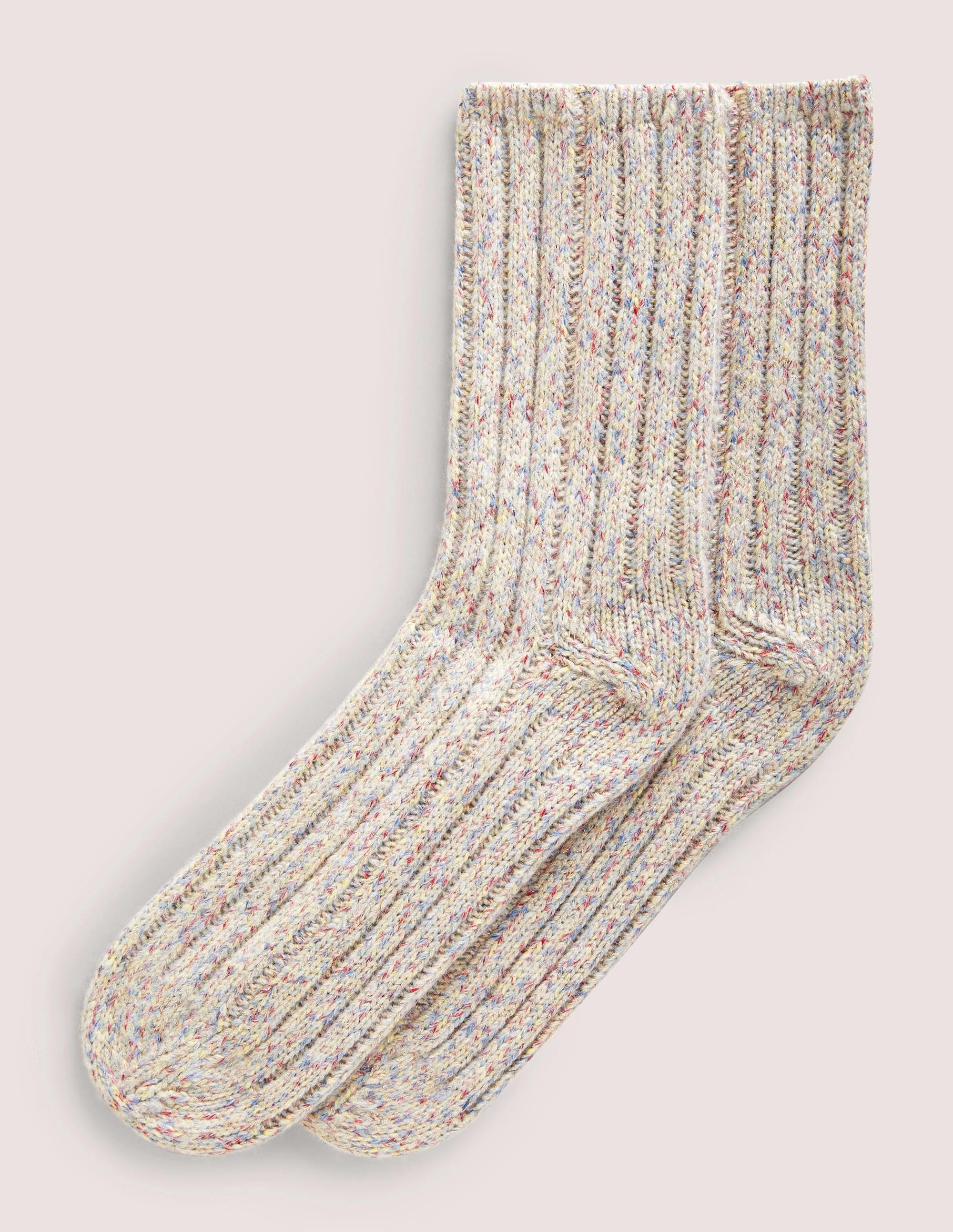 Chaussettes d'intérieur scintillantes en maille-Multi - Image 1