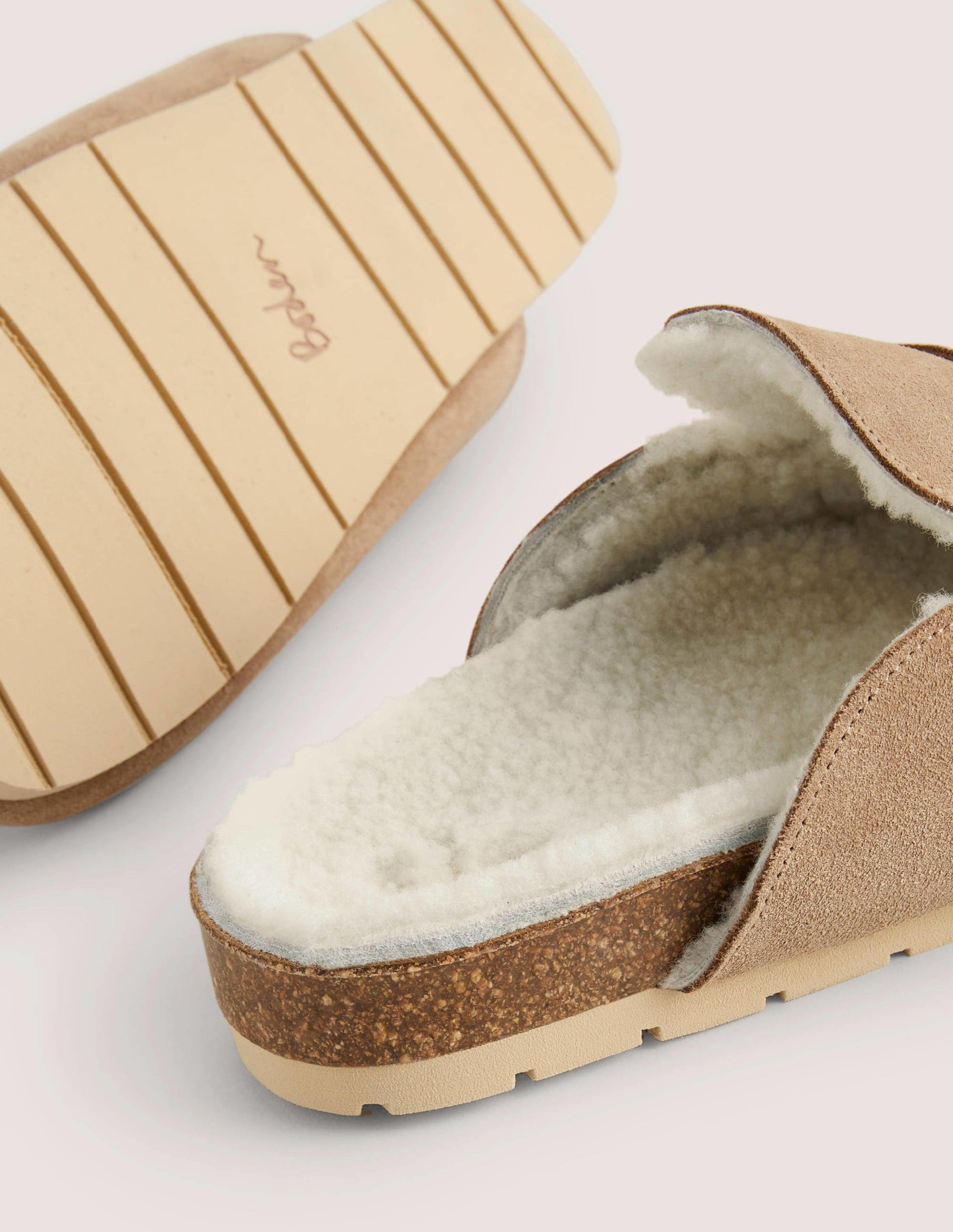 Offene Lammfell-Loafer-Eichelbraun-3
