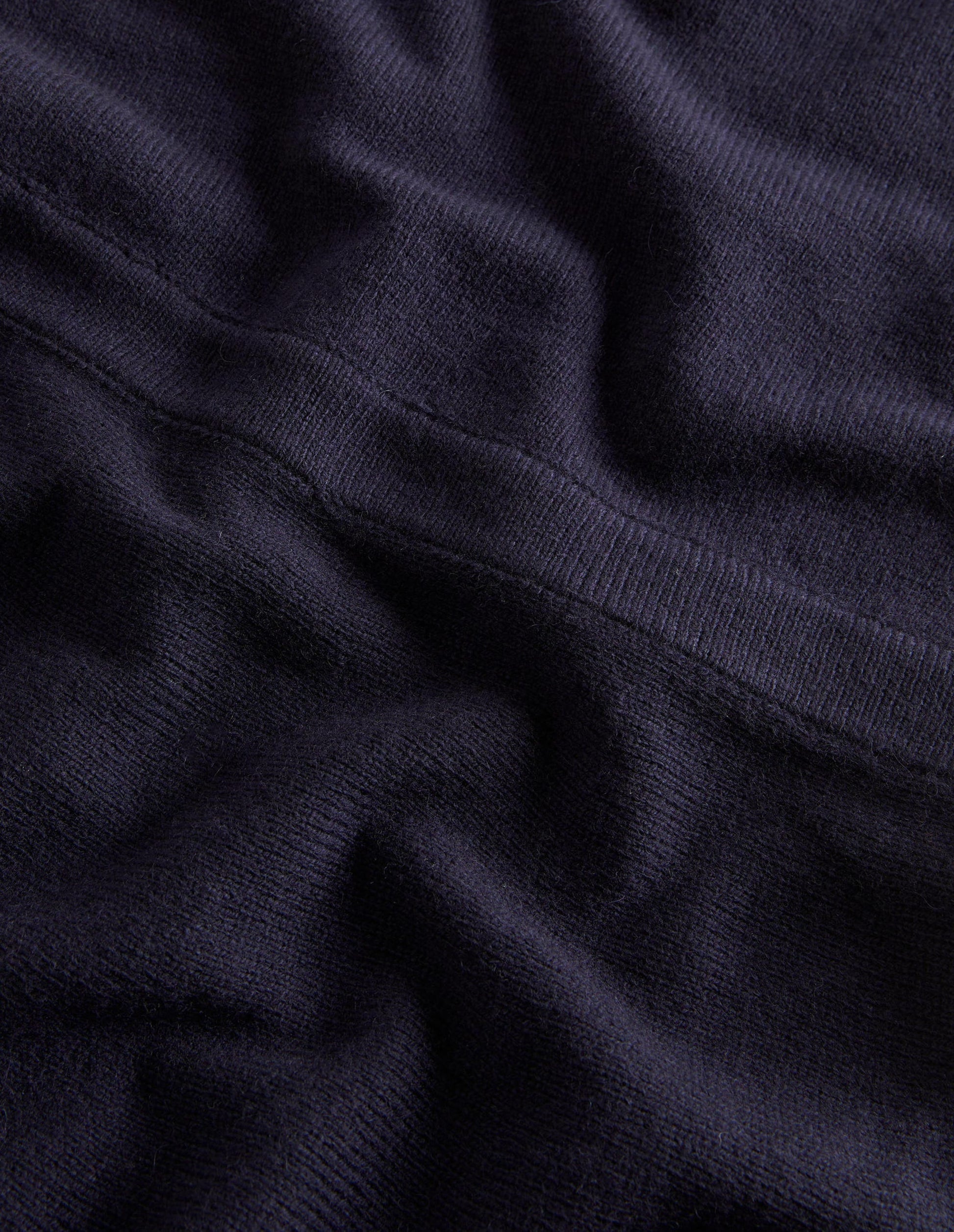 Strickkleid mit eckigem Ausschnitt-Marineblau-7