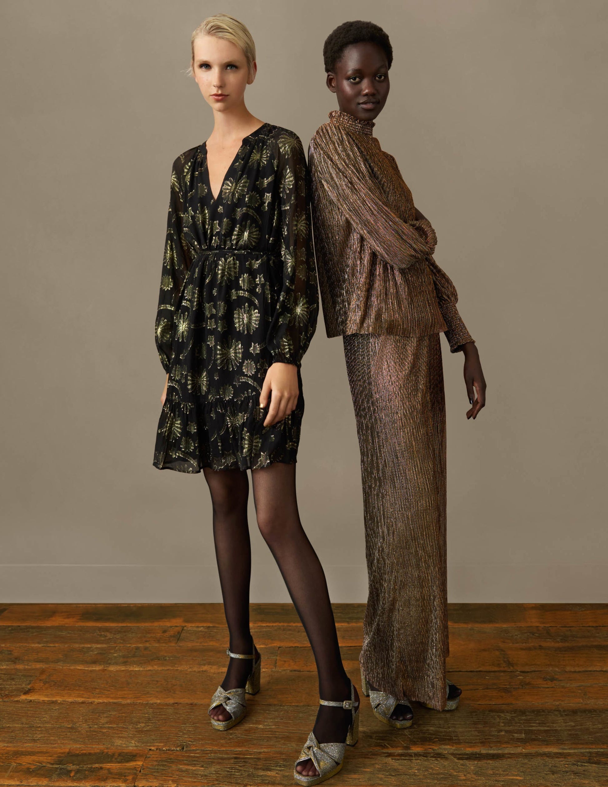 Mini-robe virevoltante-Jacquard feu d'artifice-6