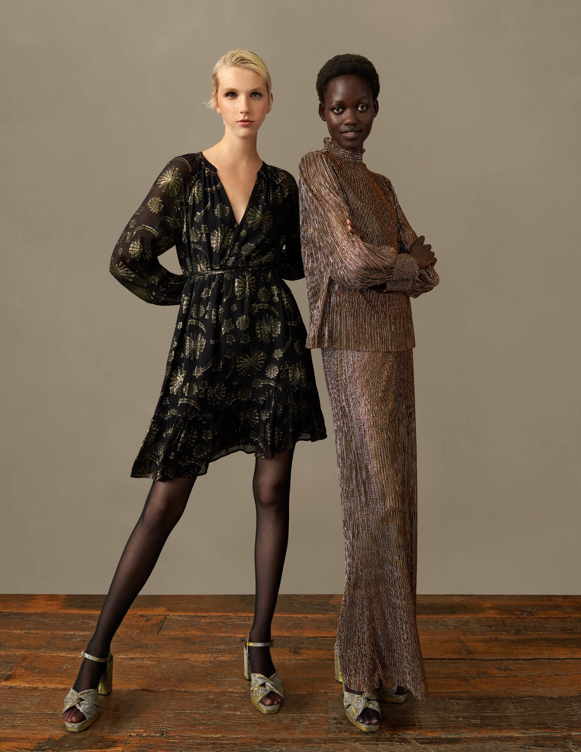Mini-robe virevoltante-Jacquard feu d'artifice-7