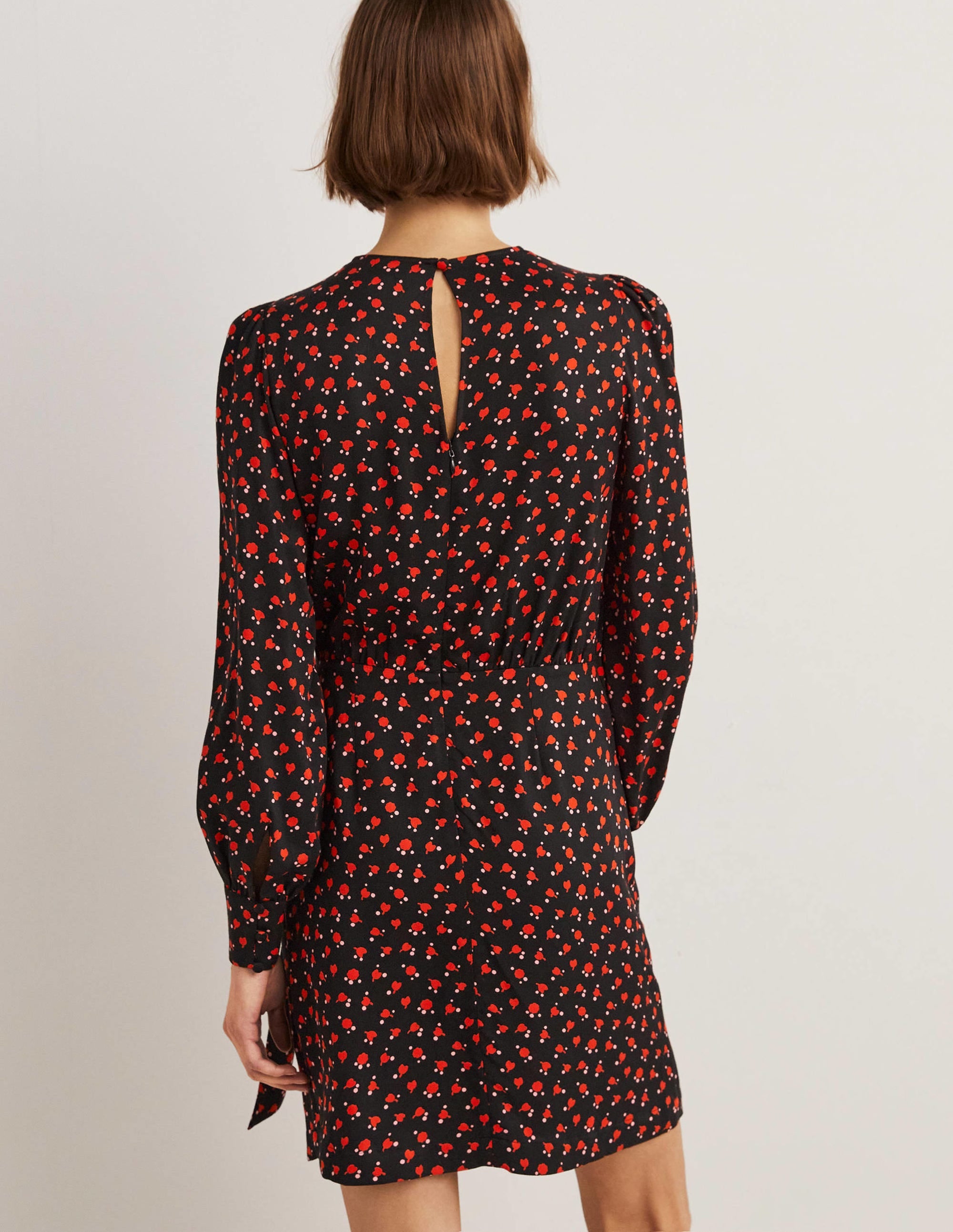 Mini-robe portefeuille-Rouge fusée, motif Tulip Charm - Image 3