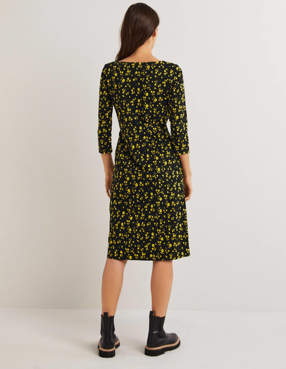 Penny Jerseykleid-Black, Floral Sprig - Image 3
