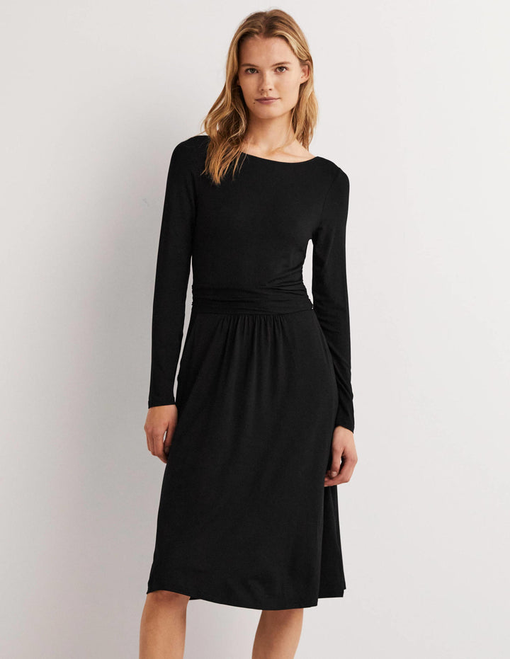 Abigail Jerseykleid-Schwarz