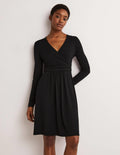 Layla Jerseykleid-Schwarz