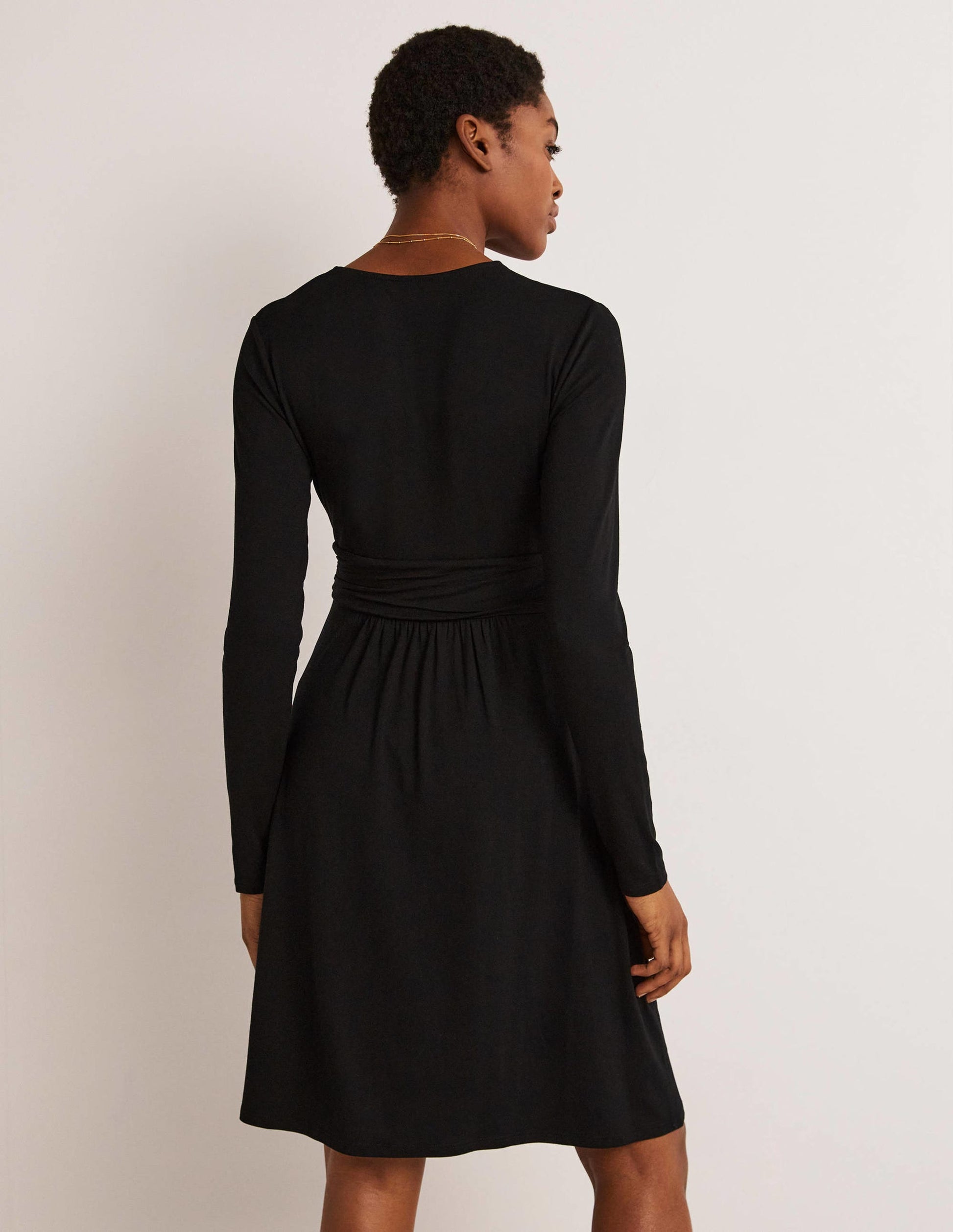 Layla Jerseykleid-Schwarz-3