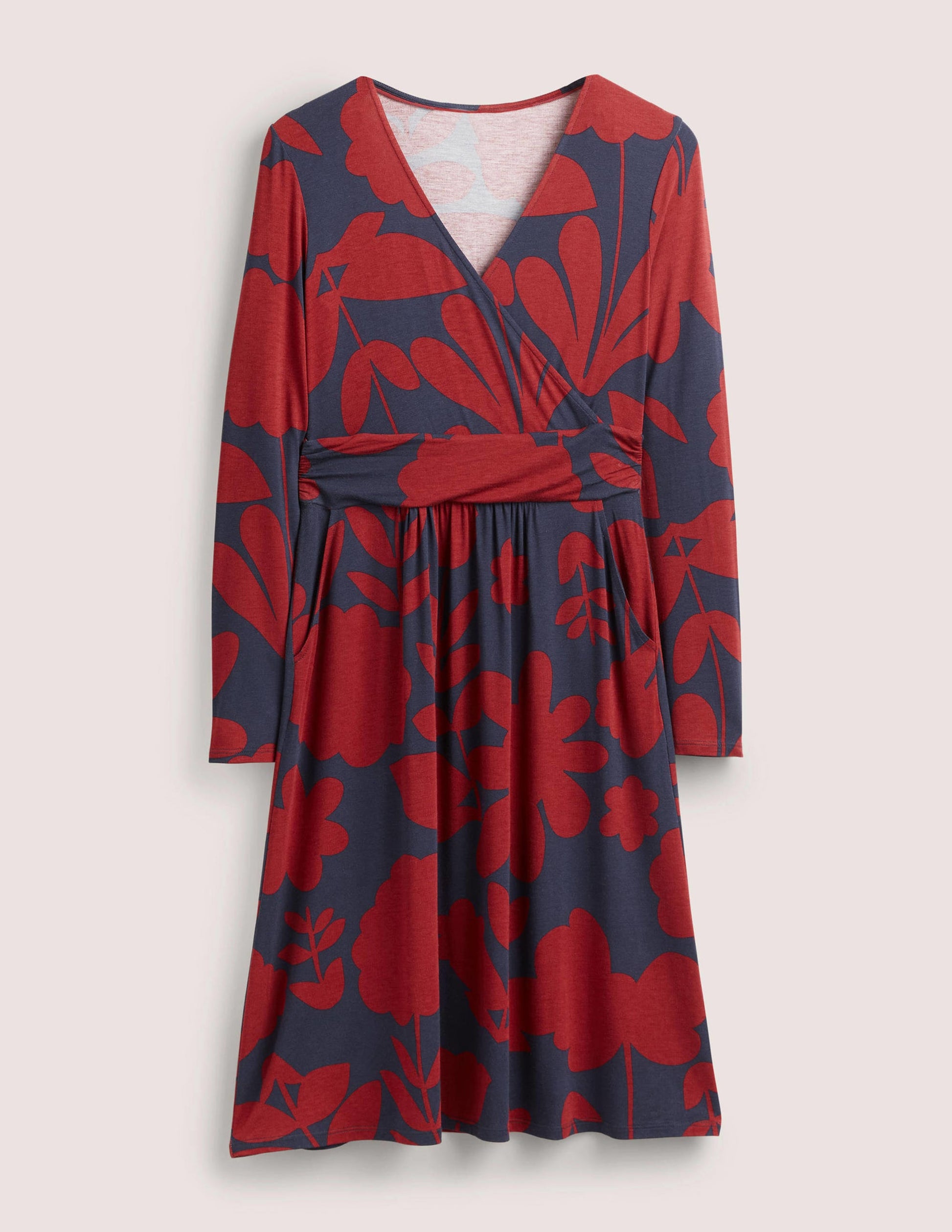 Layla Jerseykleid-Winterbeere, Blüten-5