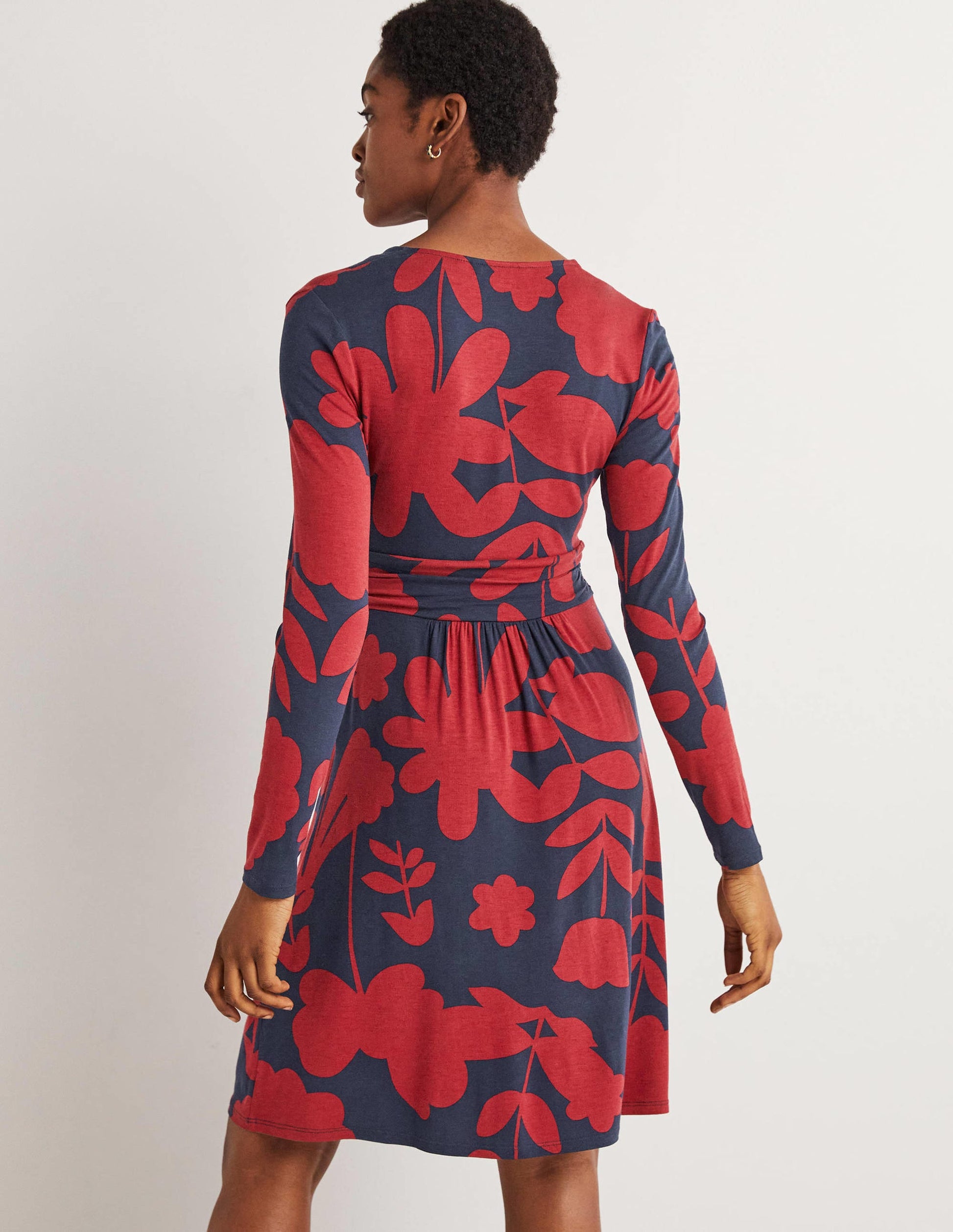 Layla Jerseykleid-Winterbeere, Blüten-3
