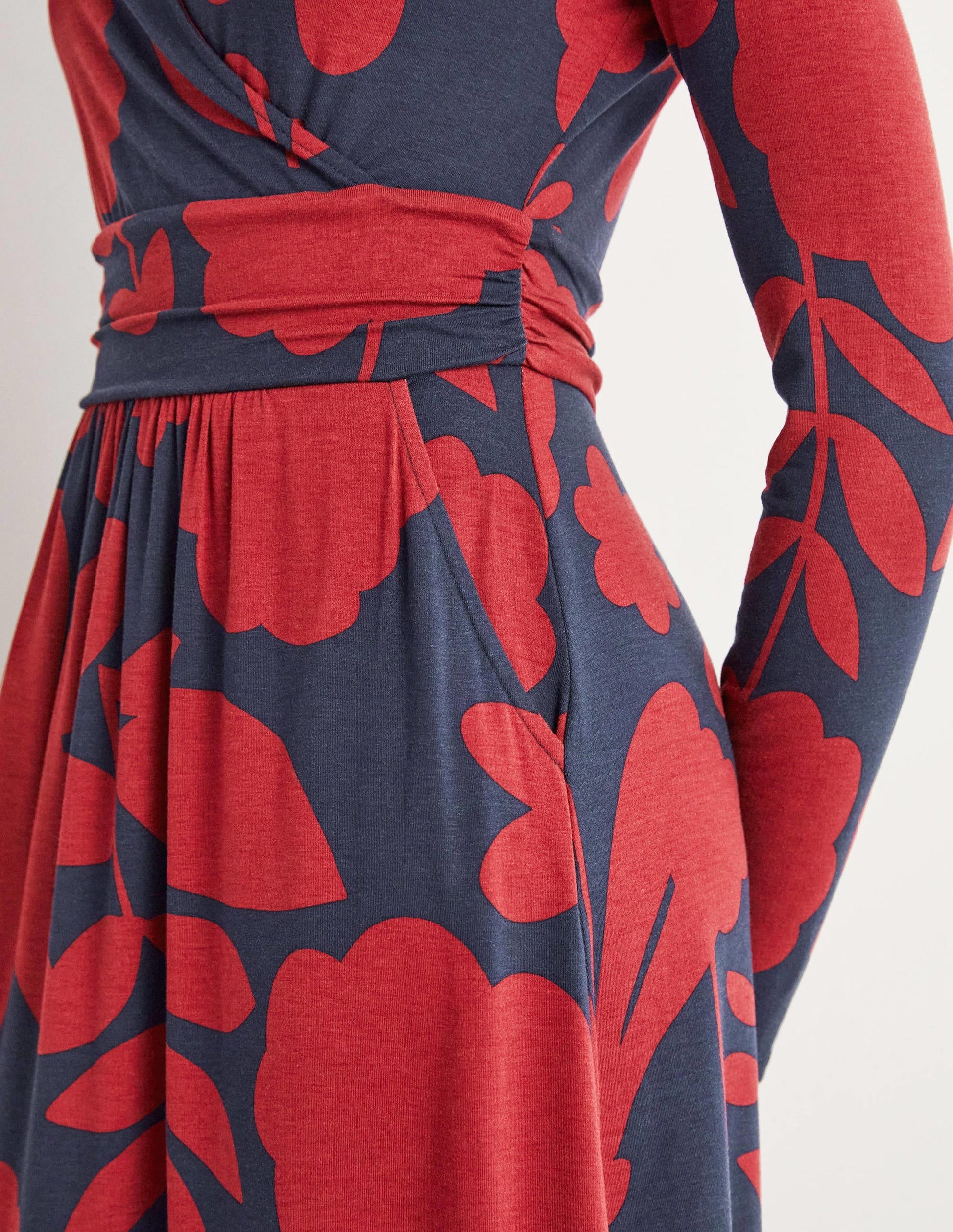 Layla Jerseykleid-Winterbeere, Blüten-4