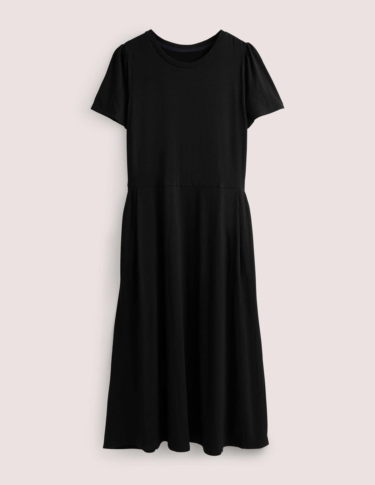 Lucinda Midikleid aus Jersey-Schwarz - Image 6