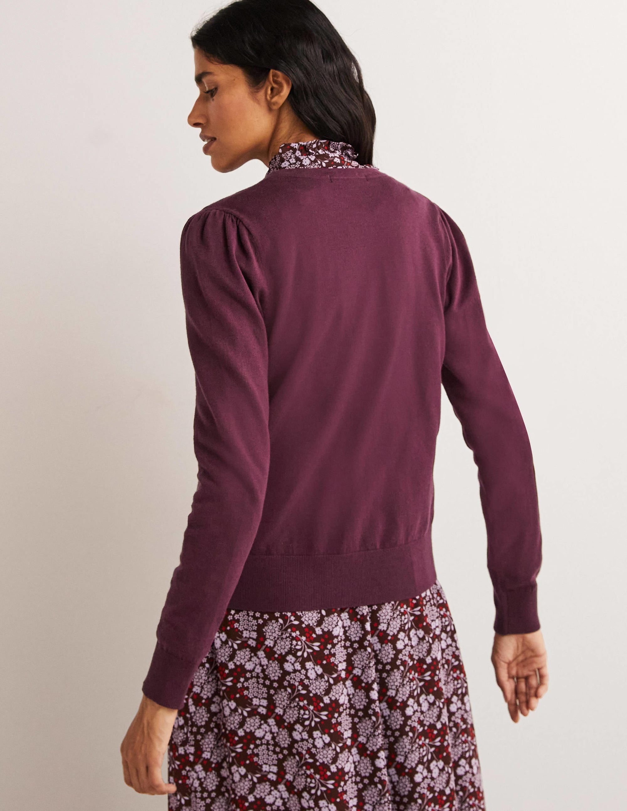 Cardigan en coton-Baie - Image 3