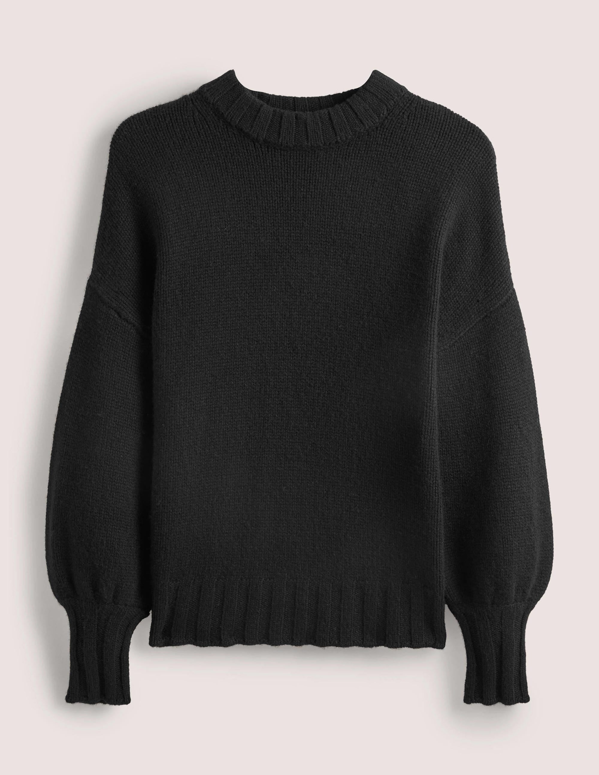 Grobstrickpullover aus Kaschmir-Schwarz - Image 6