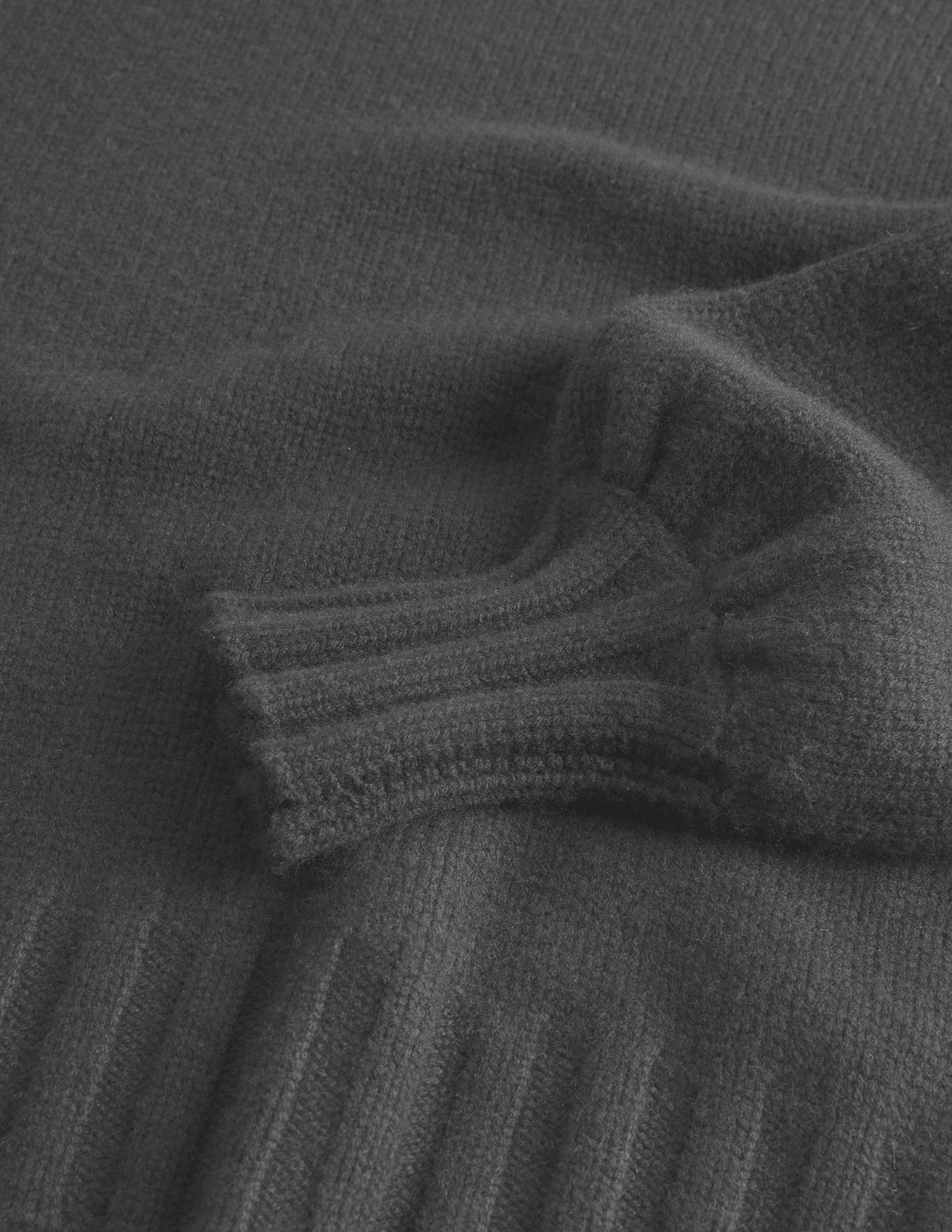 Grobstrickpullover aus Kaschmir-Schwarz - Image 7