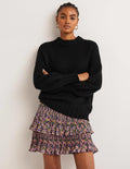 Grobstrickpullover aus Kaschmir-Schwarz
