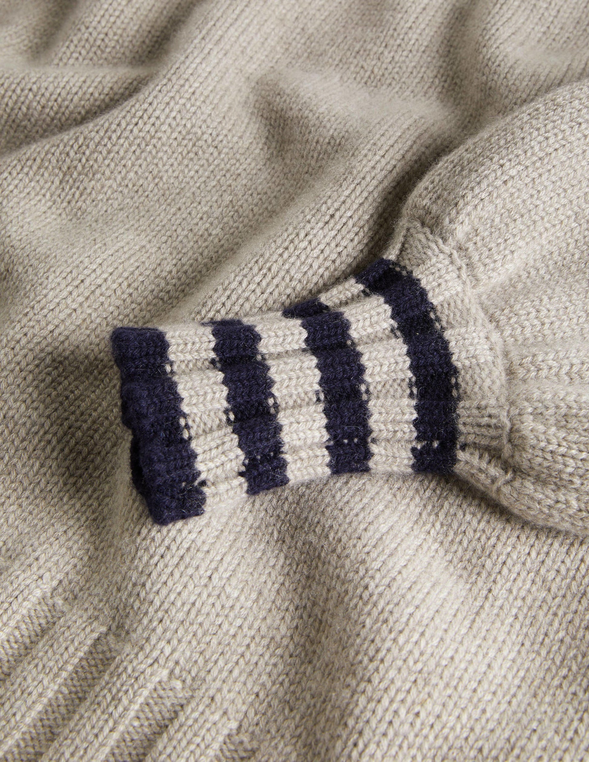 Pull en cachemire épais-Taupe chiné-6