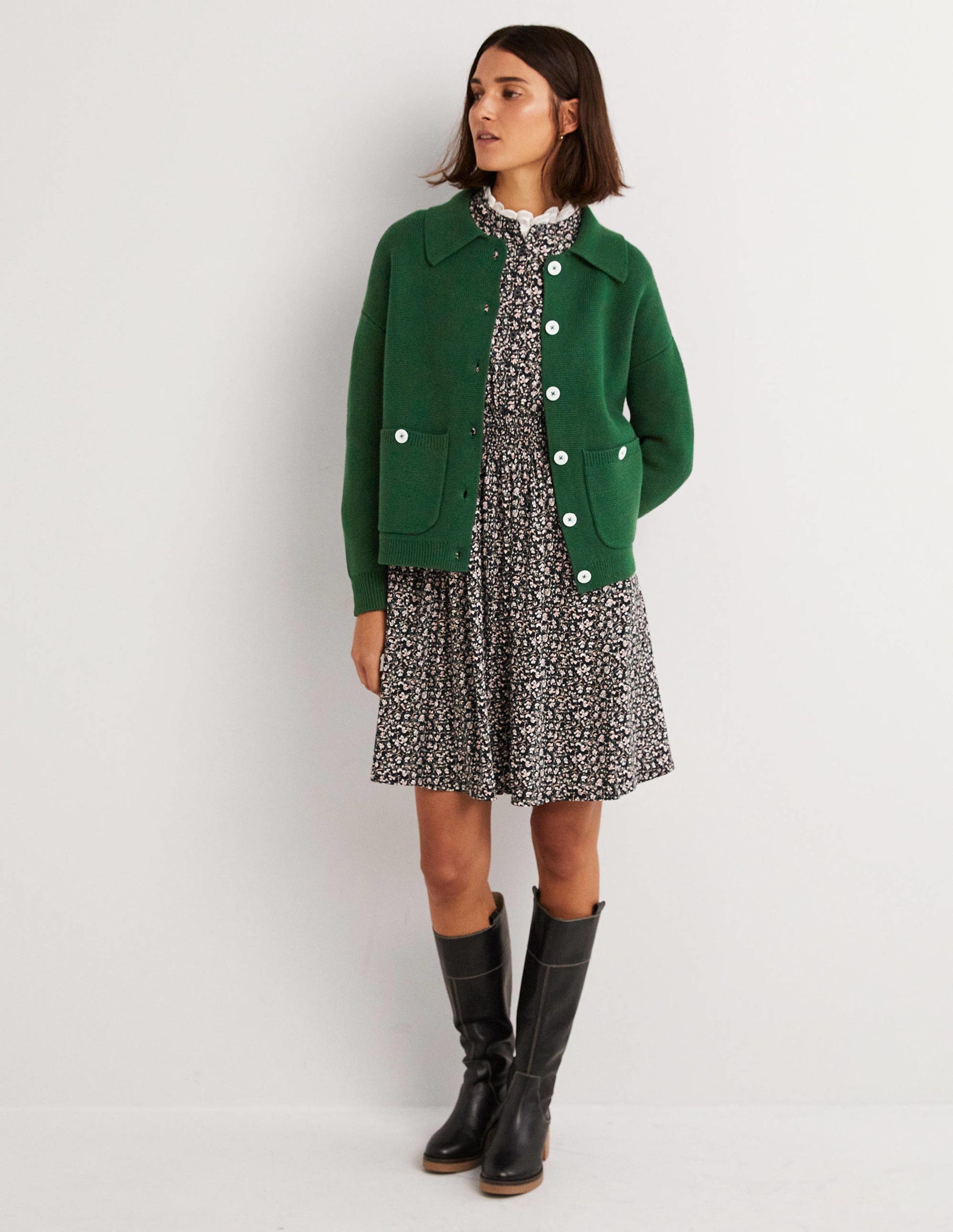 Gilet Charlotte-Vert chasseur-1