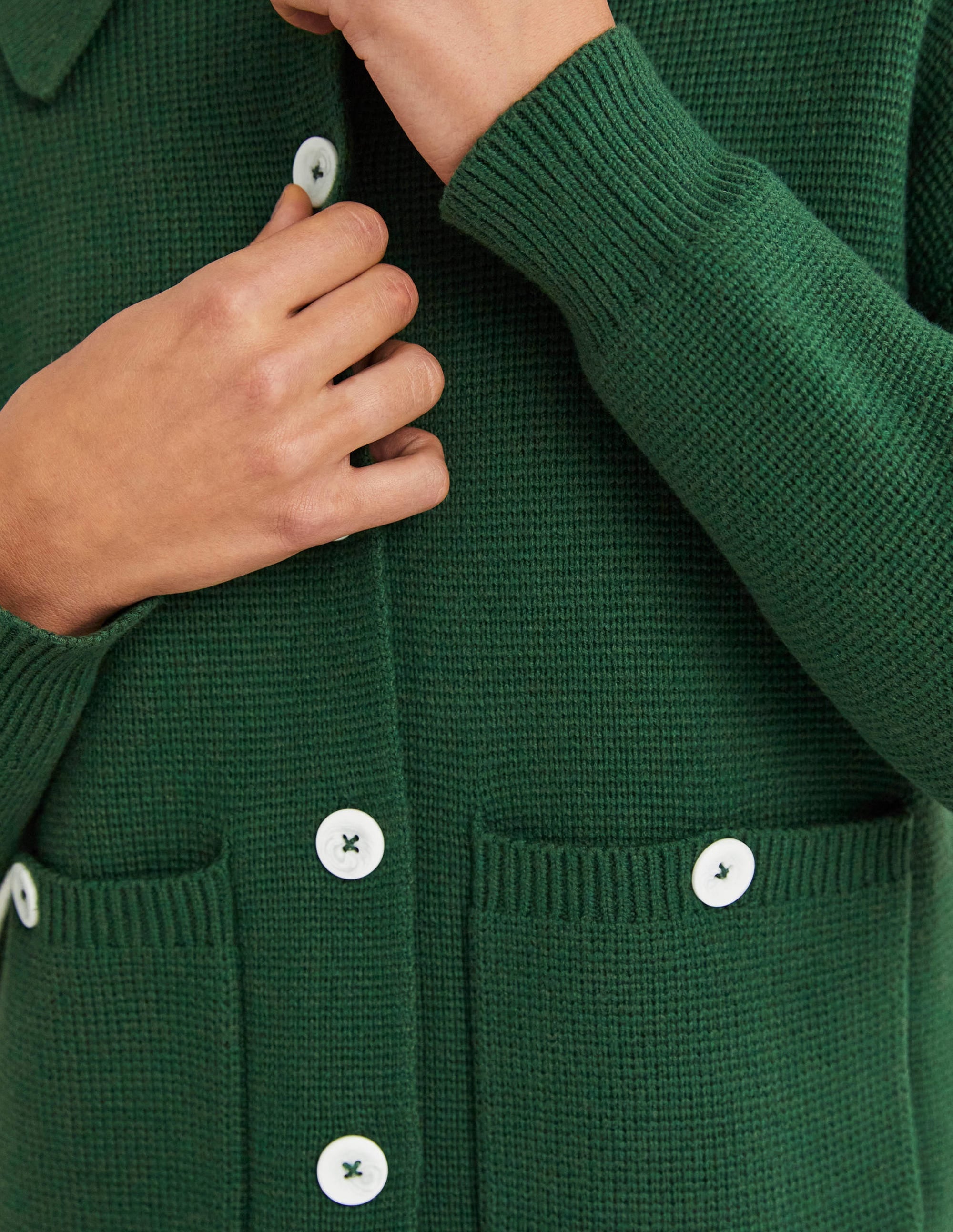 Gilet Charlotte-Vert chasseur - Image 2