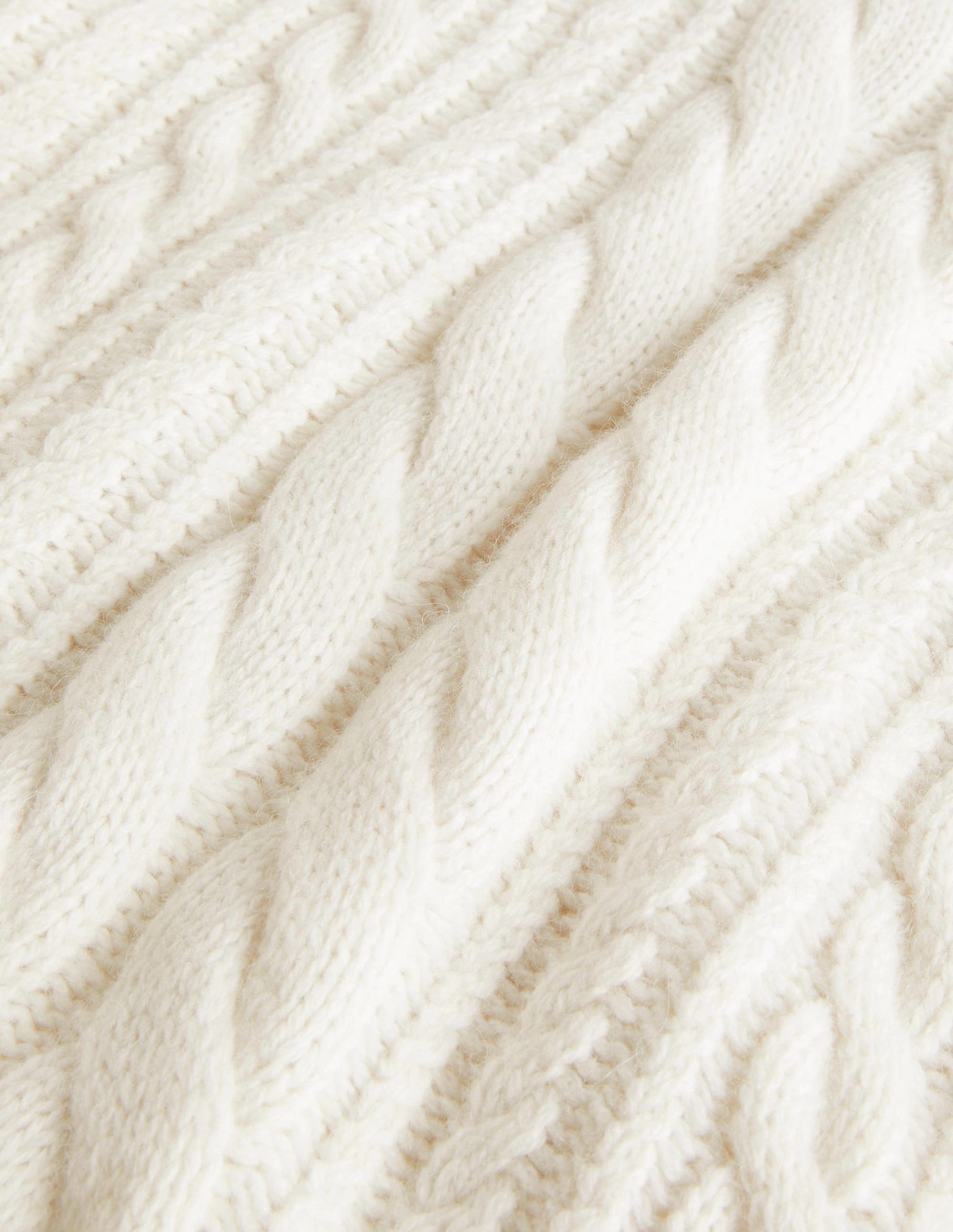 Pullover mit Zopfstrickmuster-Naturweiß-6