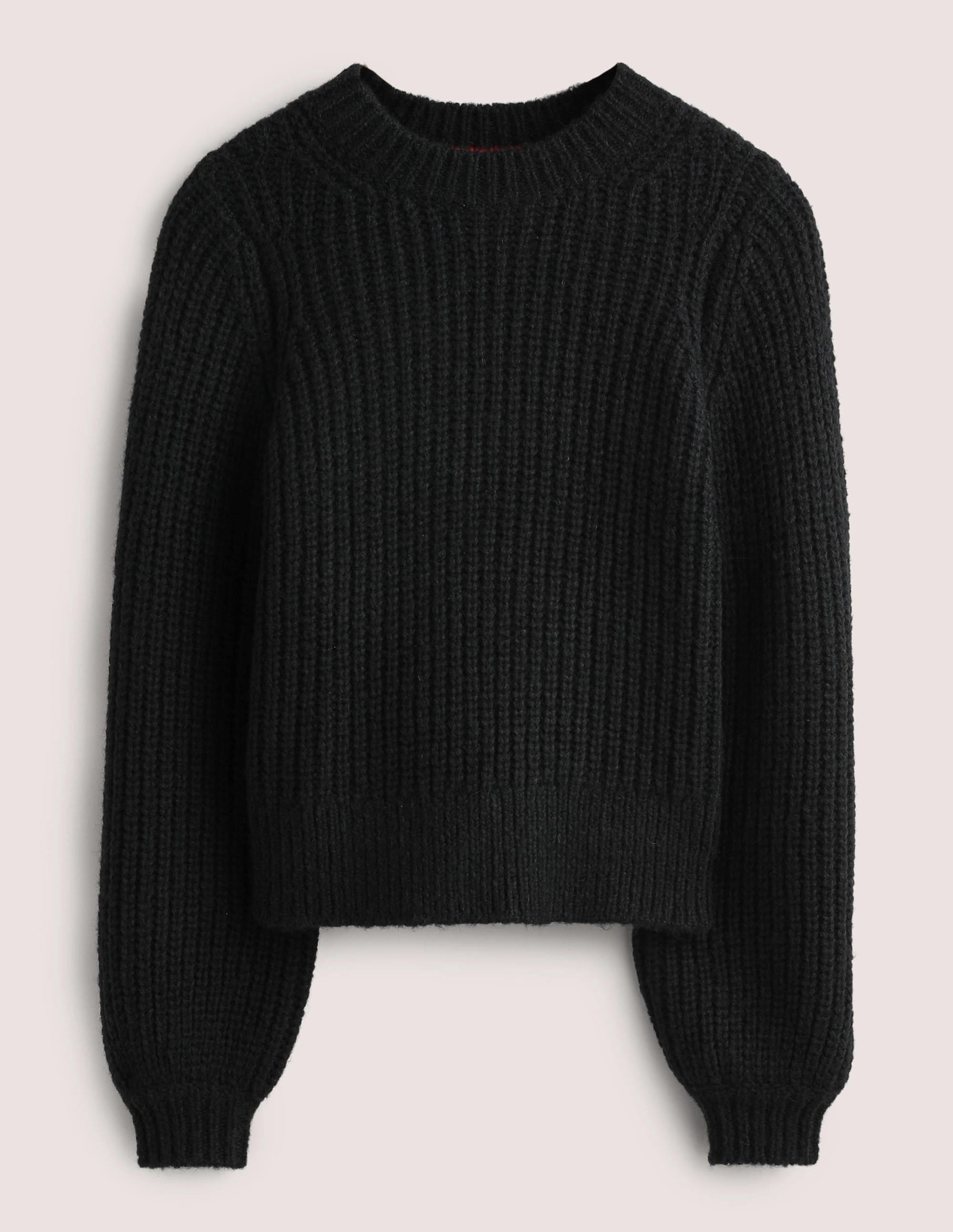 Pull côtelé épais-Noir - Image 6