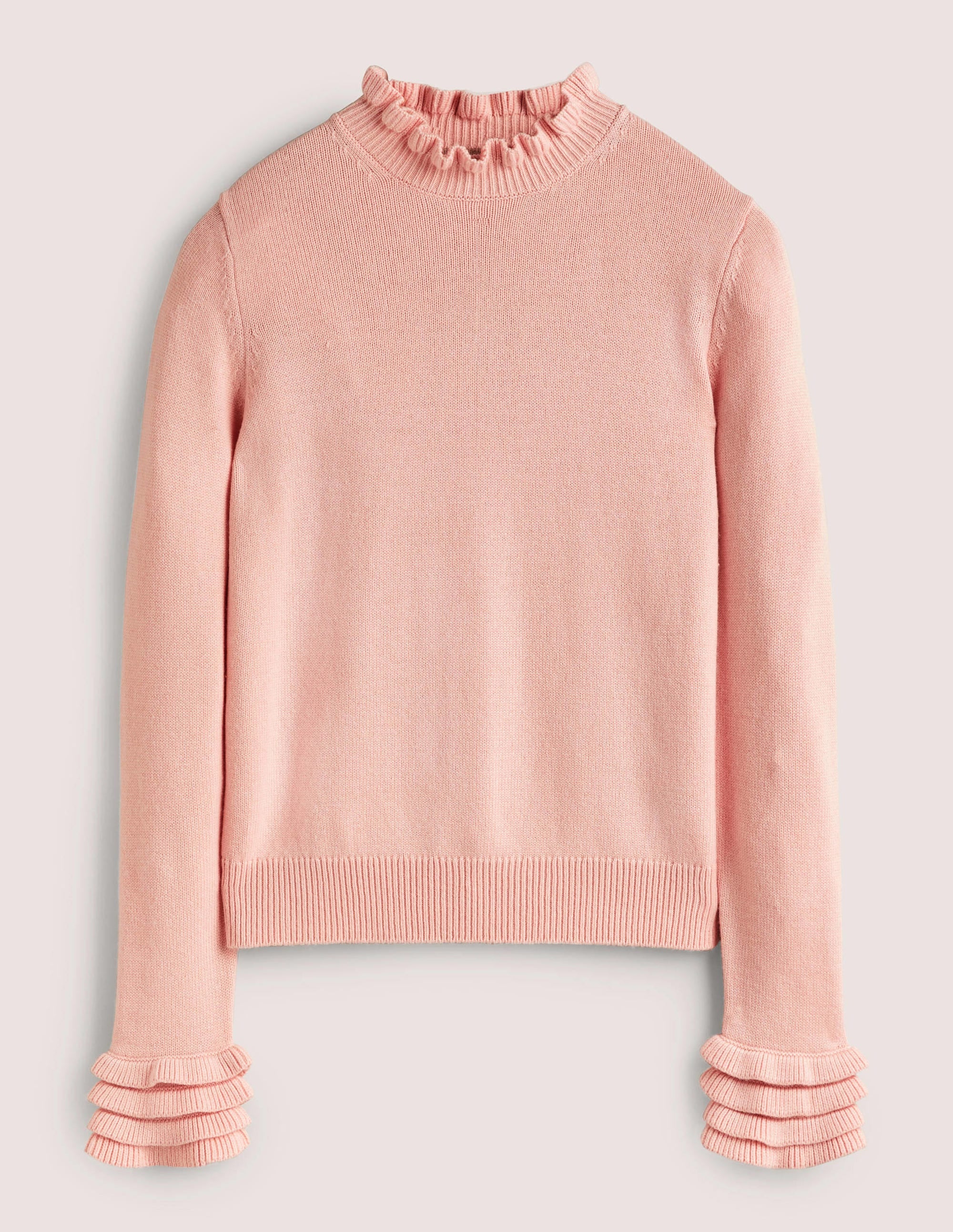 Pullover mit Rüschenlagen-Eisrosa - Image 5