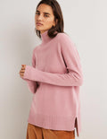 Jessica Oversize-Pullover-Kühles Violett