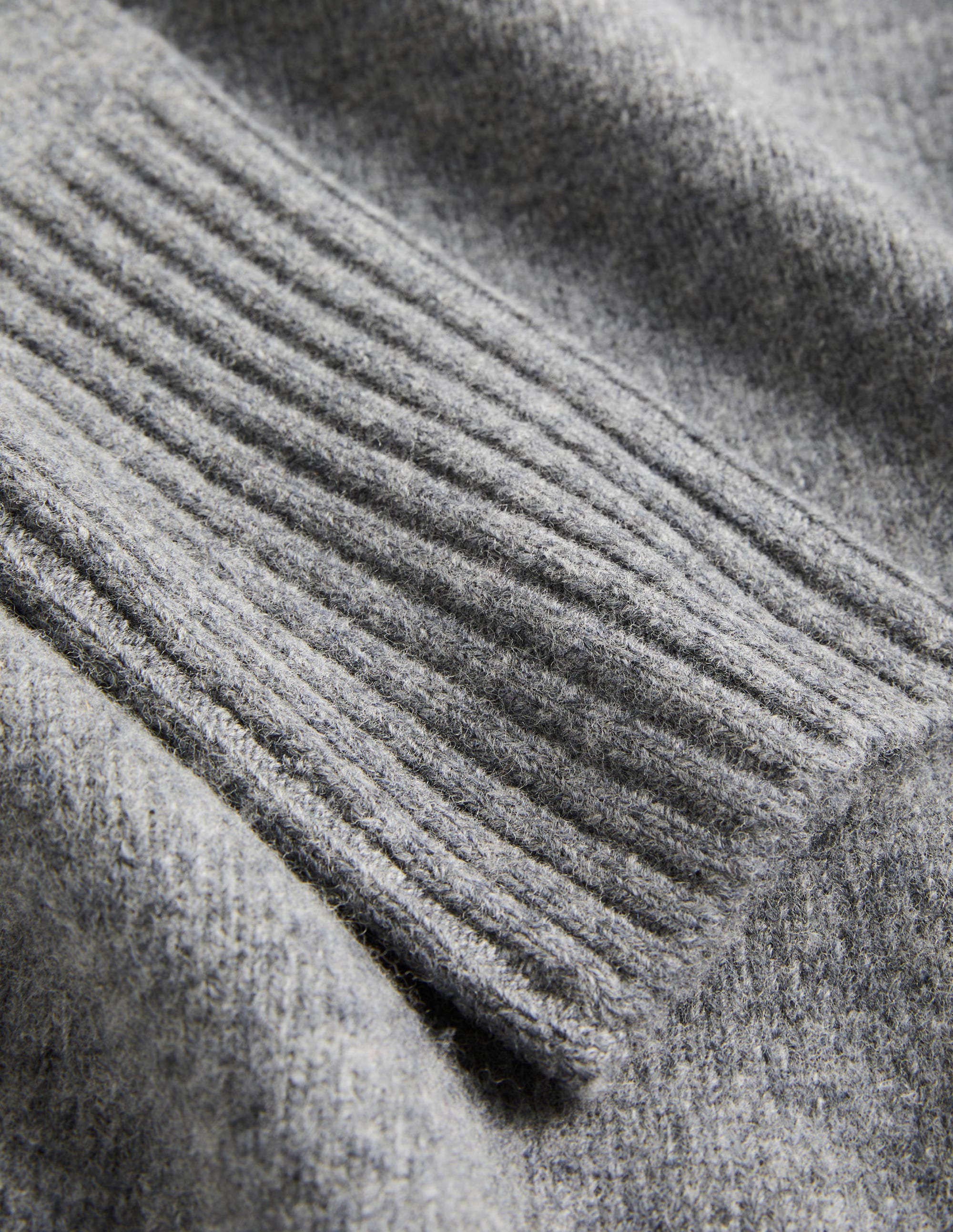 Jessica Oversize-Pullover-Helles Anthrazit Melange - Image 7