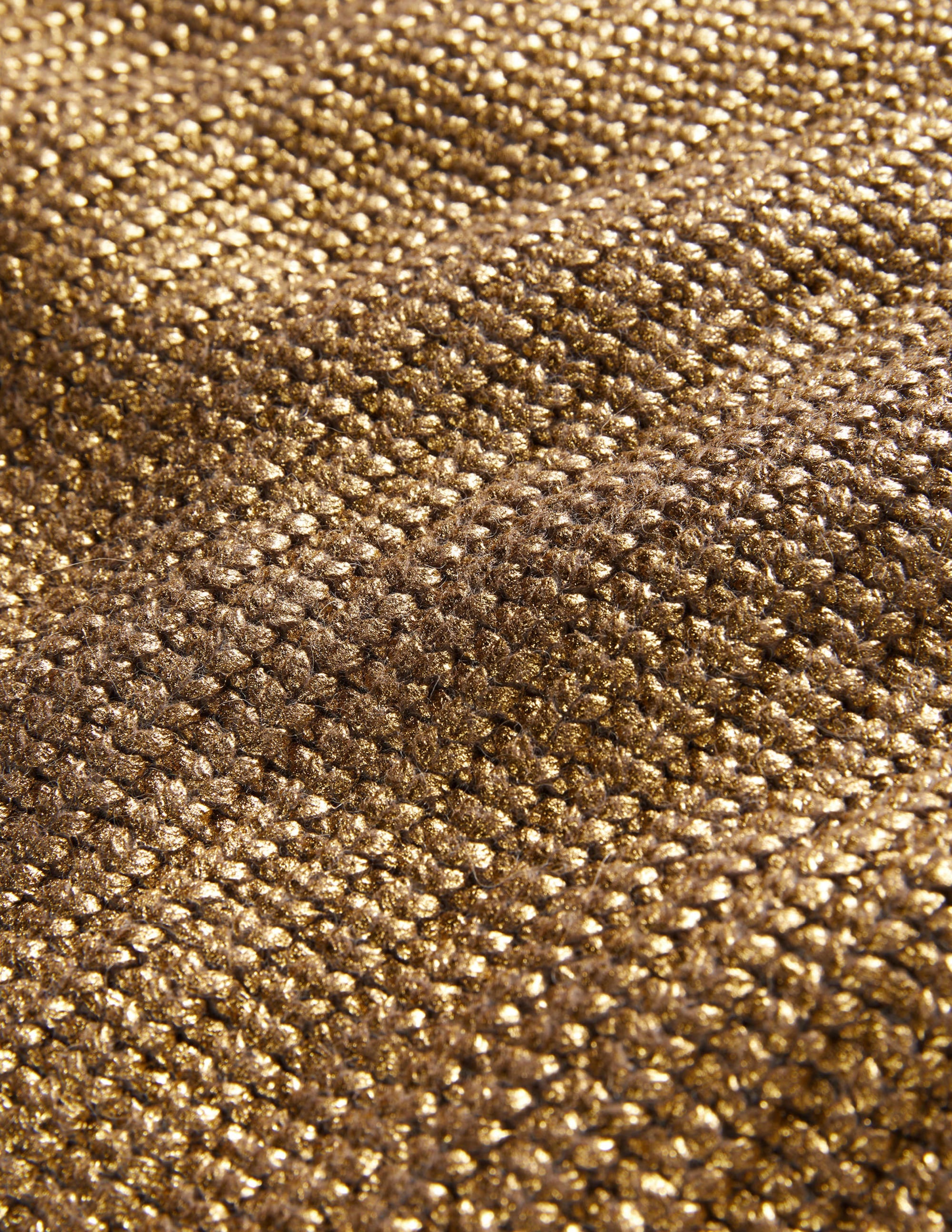 Goldener Rippstrickpullover-Goldfolie - Image 6
