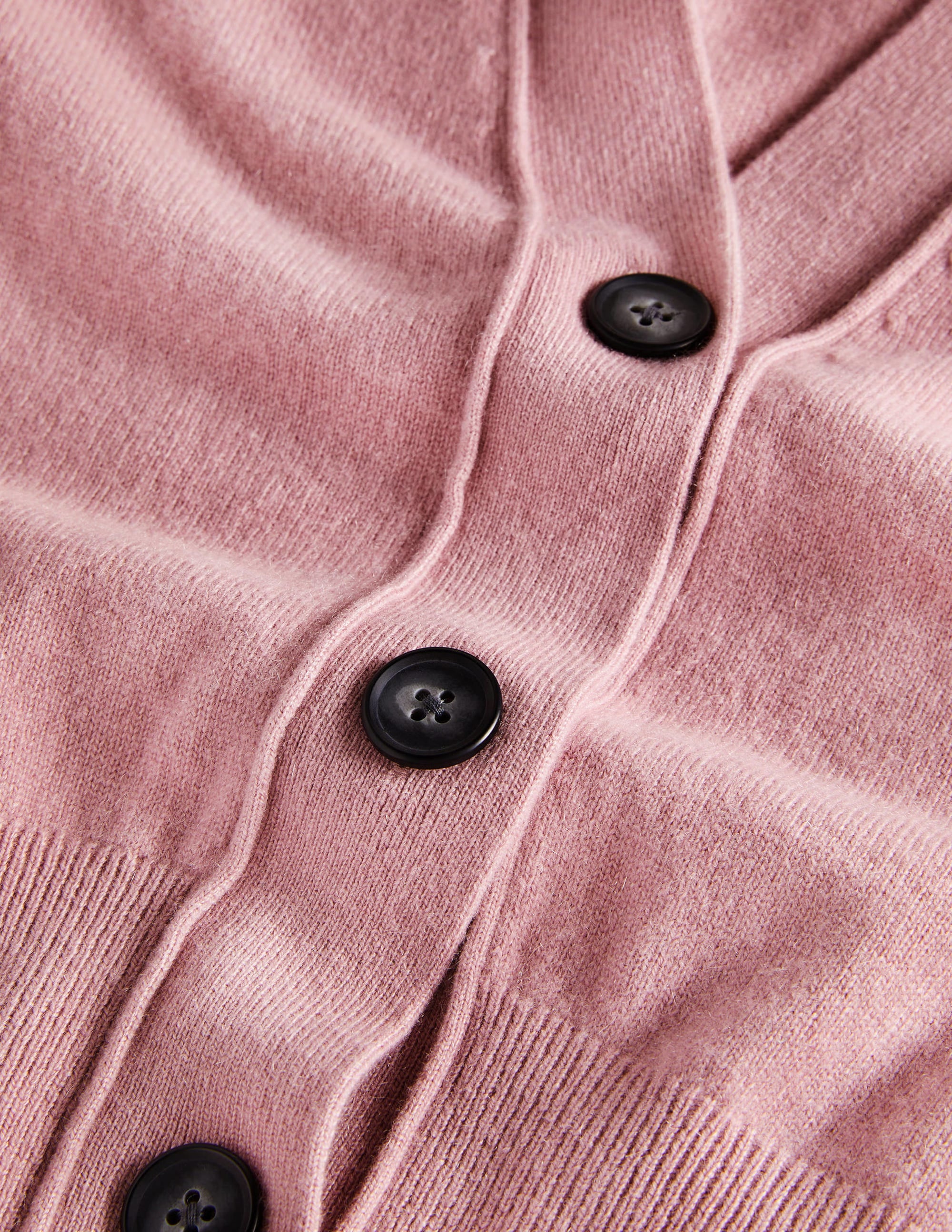 Cropped Cashmere V Cardigan-Violet Purple - Image 6