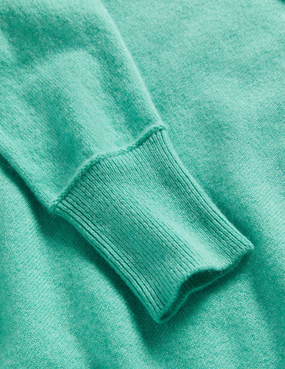 Kaschmirpullover mit Puffärmeln-Indischer Ozean Melange-6