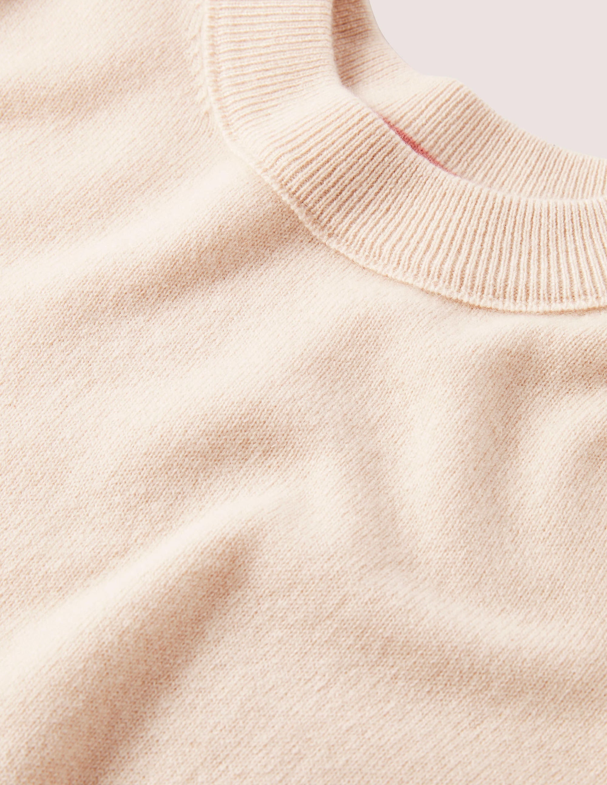 Kaschmirpullover mit Puffärmeln-Seilbraun - Image 6