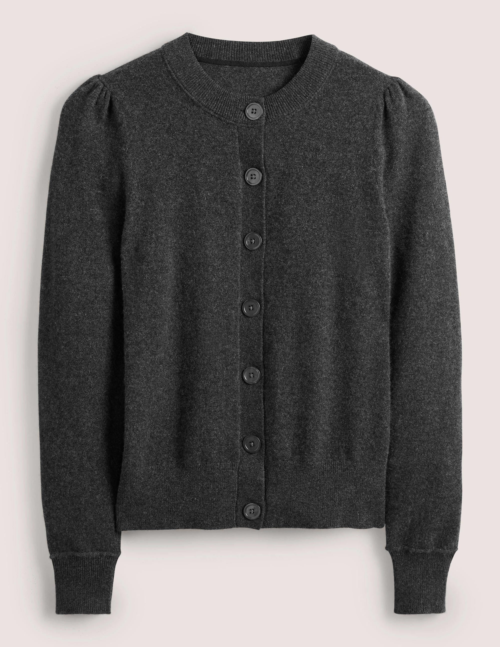 Cardigan en cachemire-Anthracite chiné - Image 5